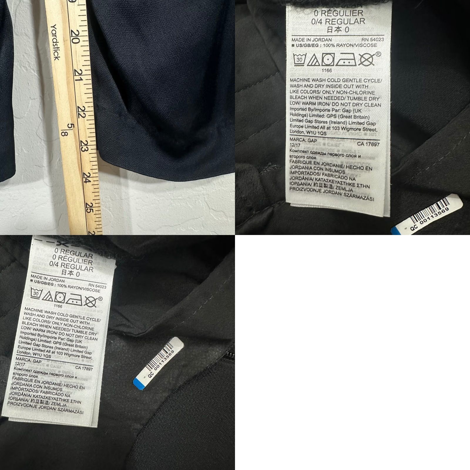 Gap VINTAGE? No. The task requires a title only. Size 25" / US 0 / IT 36 - 8 Thumbnail