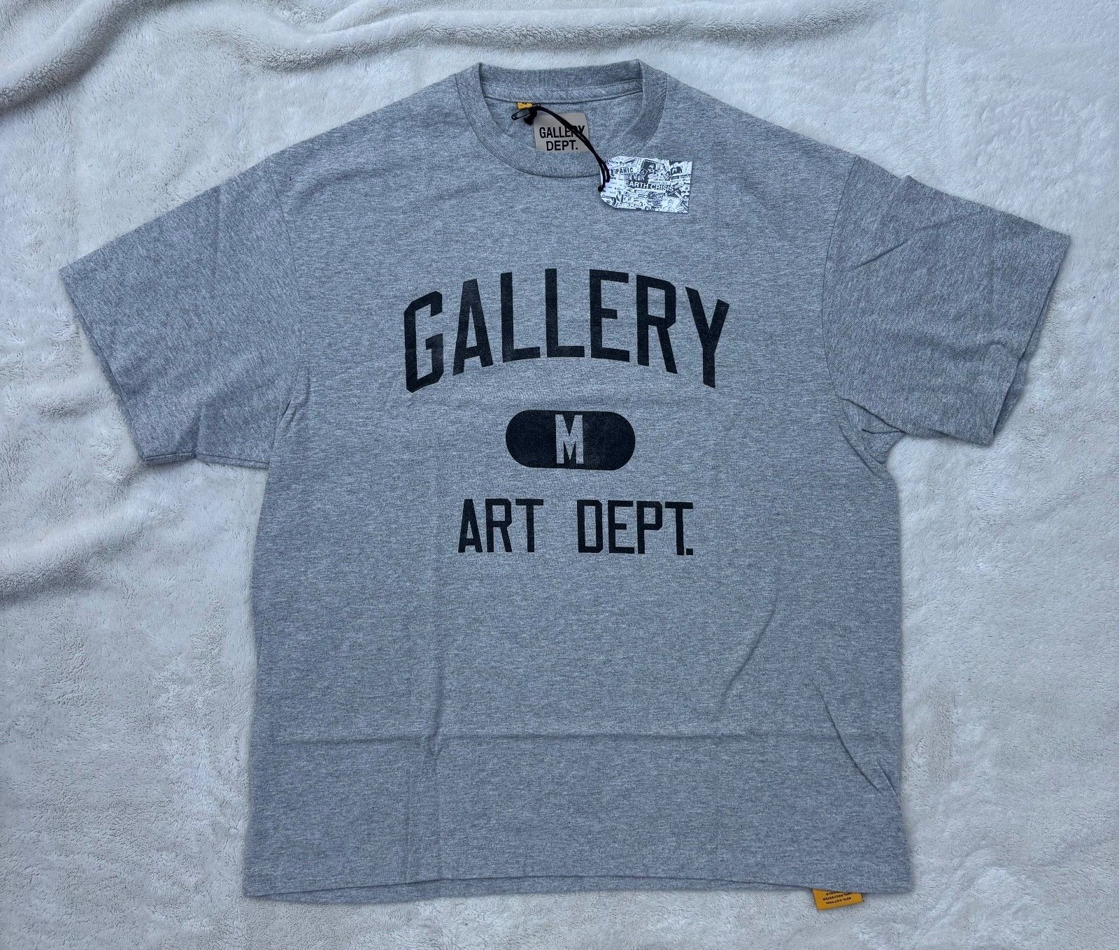 Gallery Dept. Gallery Dept Art Dept Grey/Black Department Tee - Sz: 2XL Size US XXL / EU 58 / 5 - 1 Thumbnail