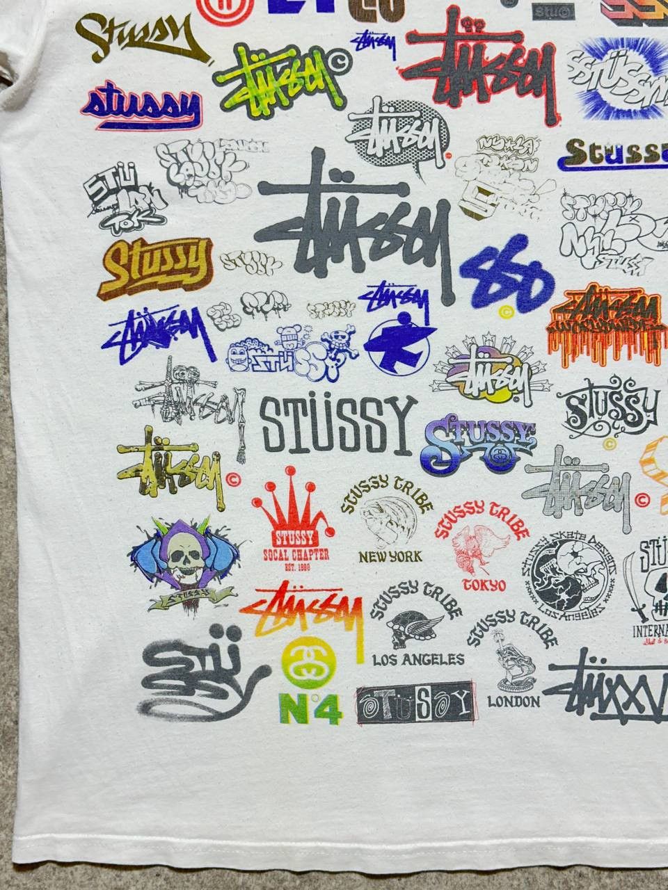 Stussy Stussy 2008 All Logos Tee Size US M / EU 48-50 / 2 - 6 Thumbnail