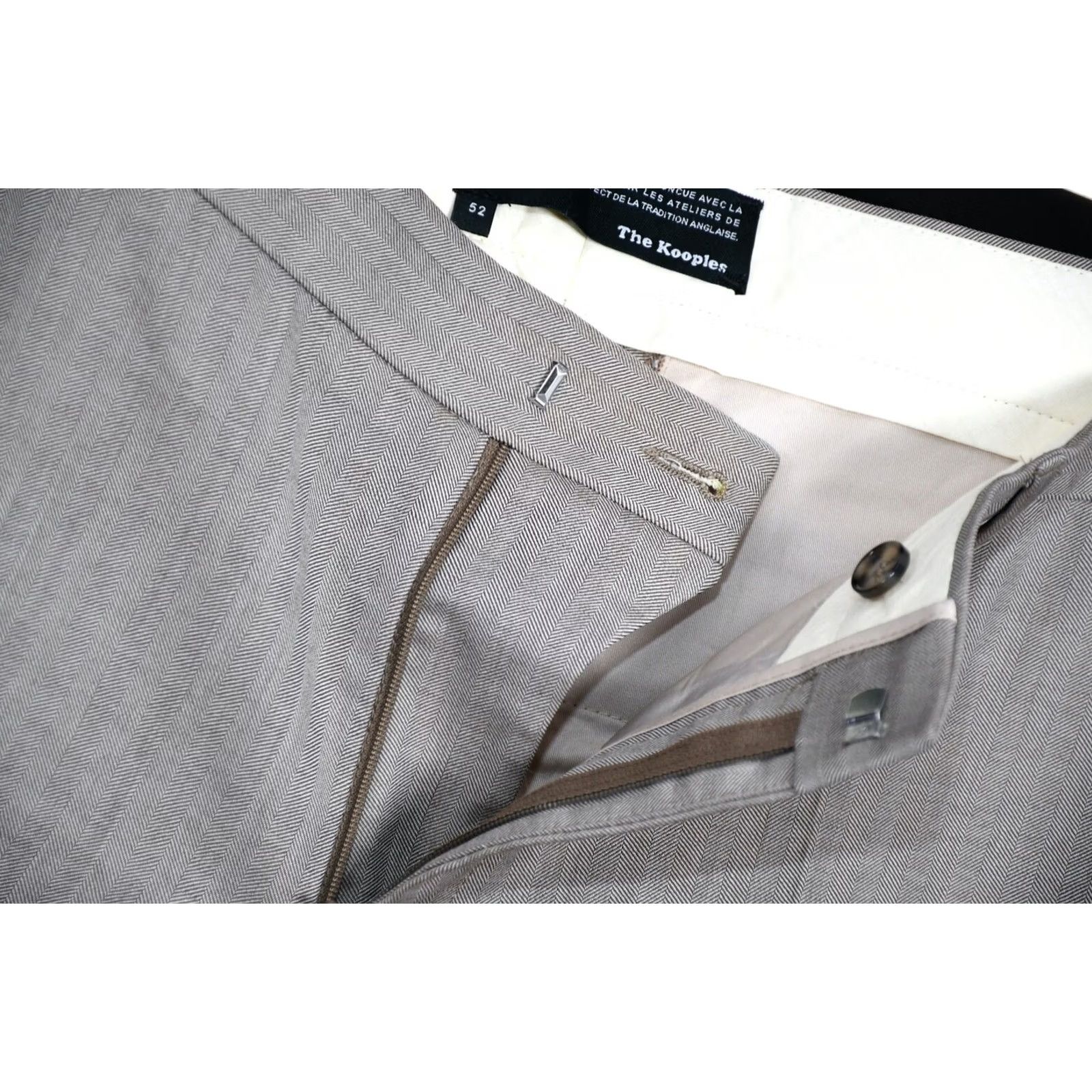 The Kooples The Kooples Wool Striped Pants Men's 52 Wool Gray Dress Pants Classic Fit Slim Front Flat Front 100% Wool Size 52 Mens France VINTAGE? Size US 36 / EU 52 - 7 Thumbnail