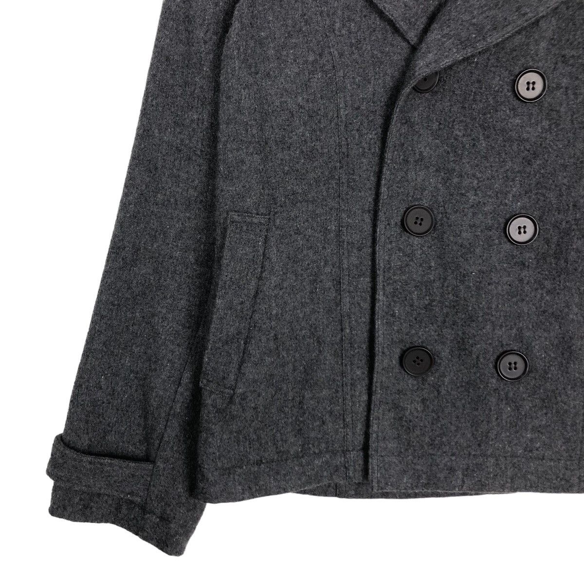45rpm 🔥Cropped Wool Biker Jacket Double Breast Blue Blue Japan Size US M / EU 48-50 / 2 - 4 Thumbnail