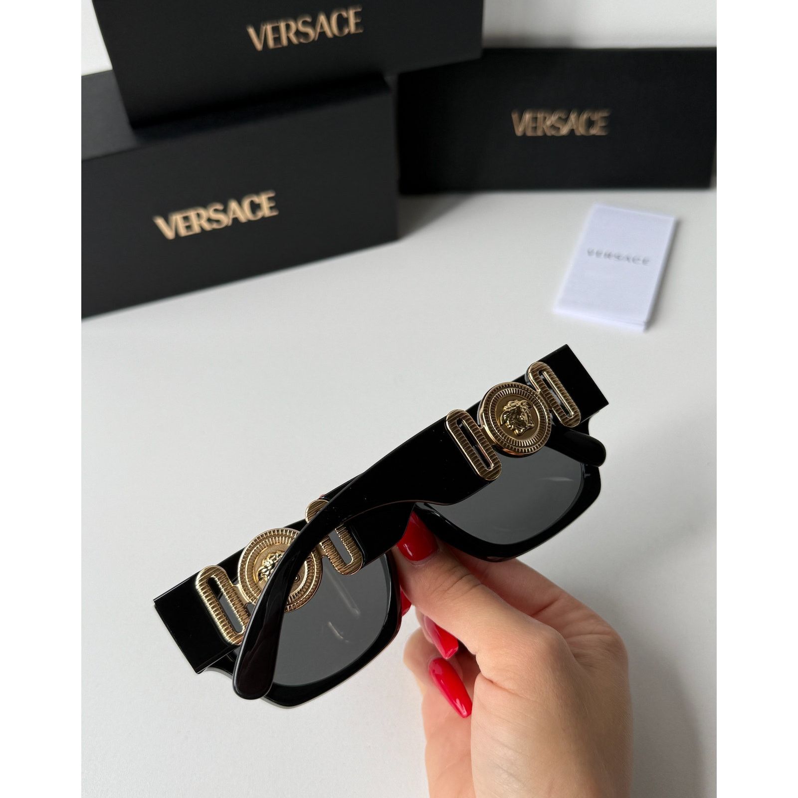 Versace NEW Versace VE4479U Black Biggie Sunglasses Size ONE SIZE - 4 Thumbnail