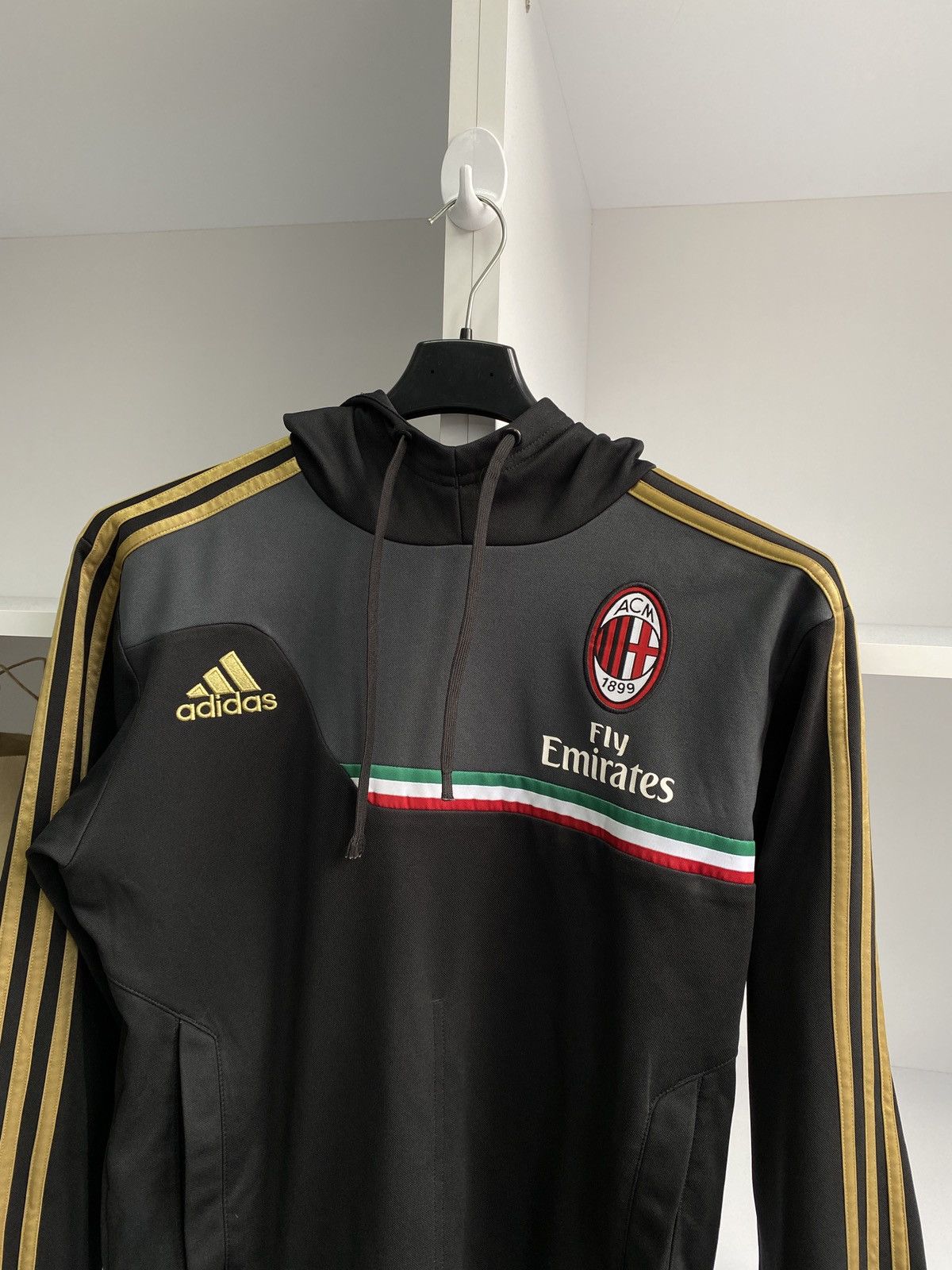 Adidas × Vintage Vintage Adidas Milan Hoodie Sweatshirt Size US M / EU 48-50 / 2 - 3 Thumbnail