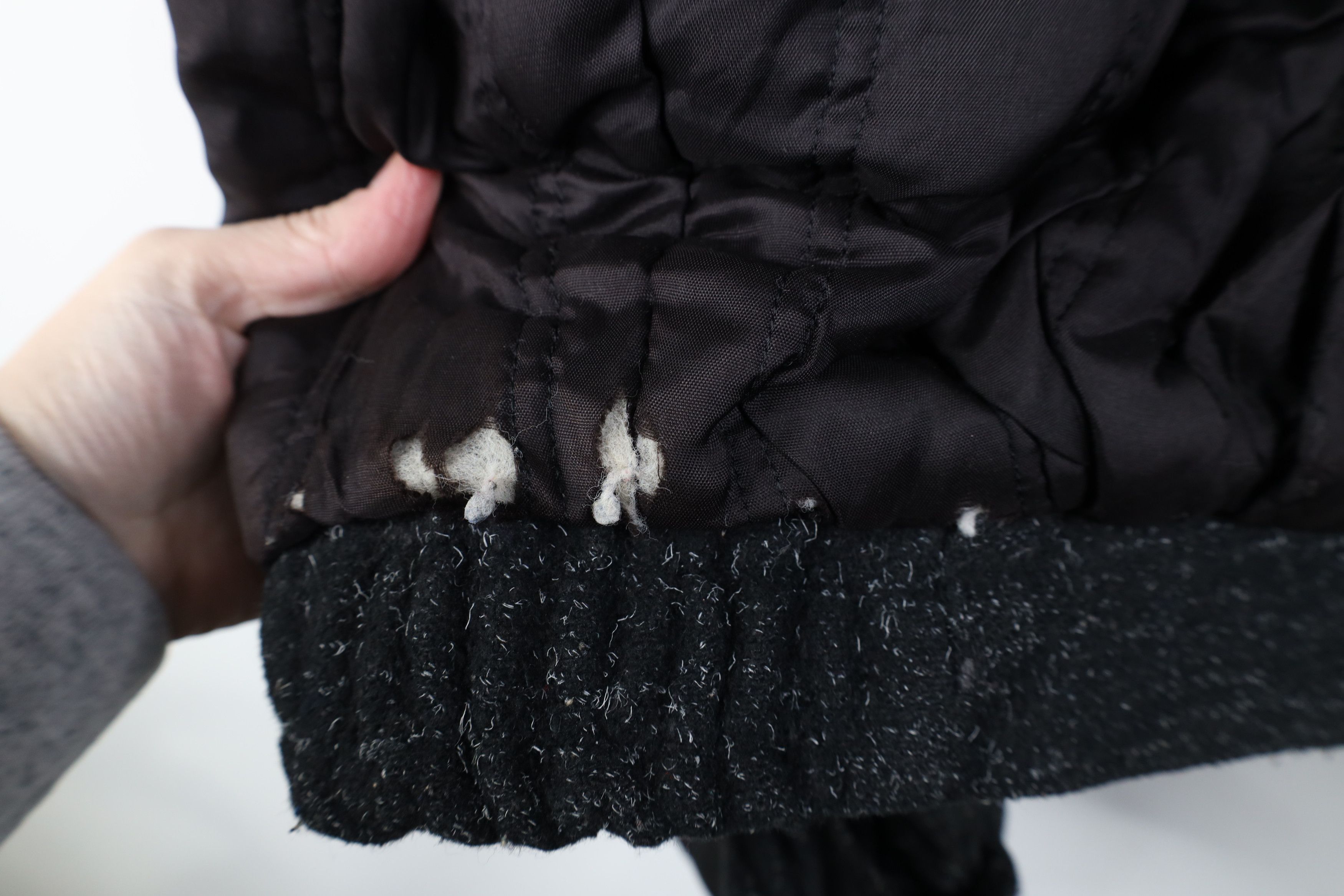Vintage Vintage 90s Streetwear Wool Bomber Jacket Atomic Fleck Size US XXL / EU 58 / 5 - 12 Thumbnail