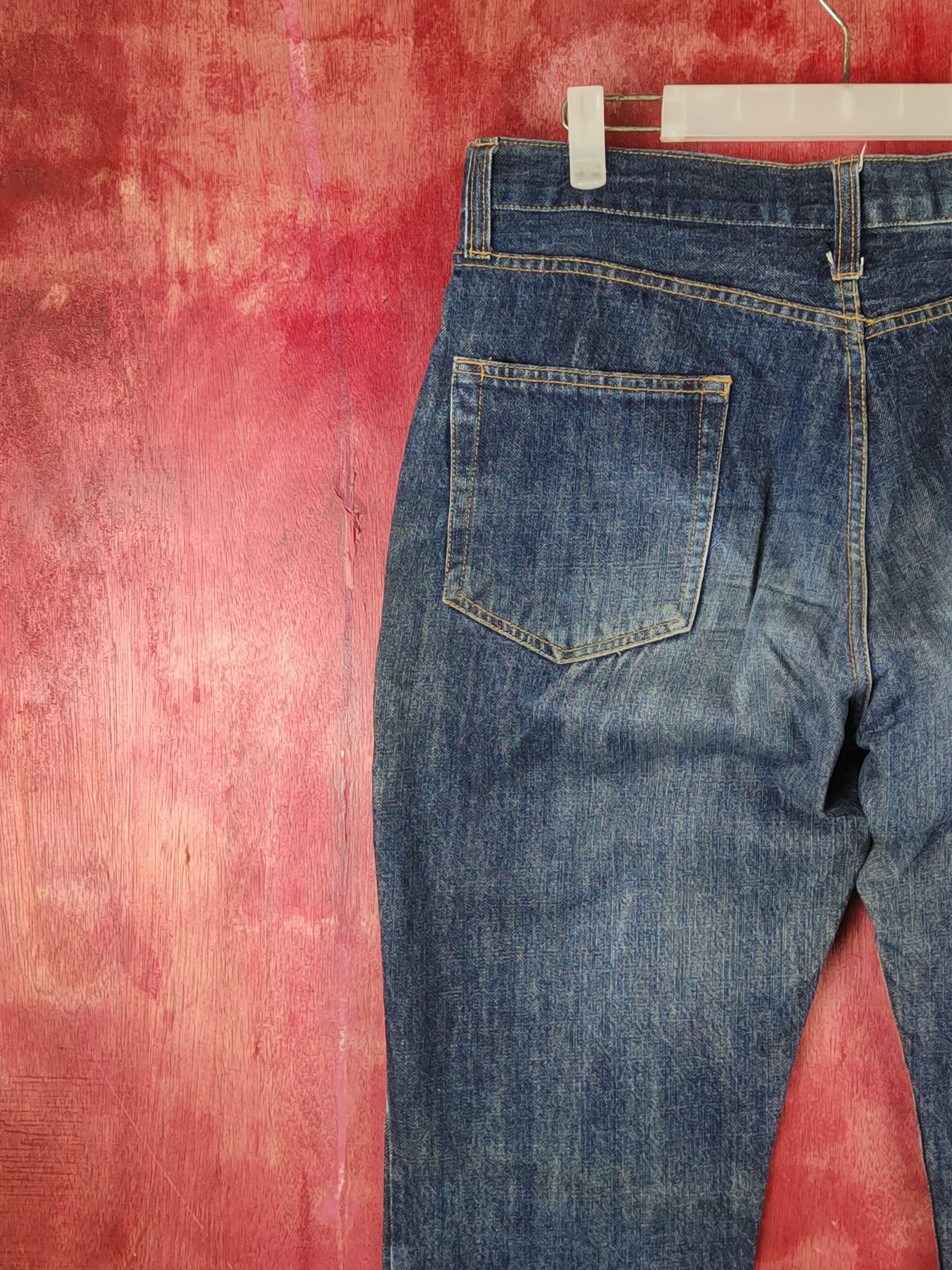 Japanese Brand Japanese Brand Dark Blue Faded jeans Denim #S1548 Size US 34 / EU 50 - 8 Thumbnail