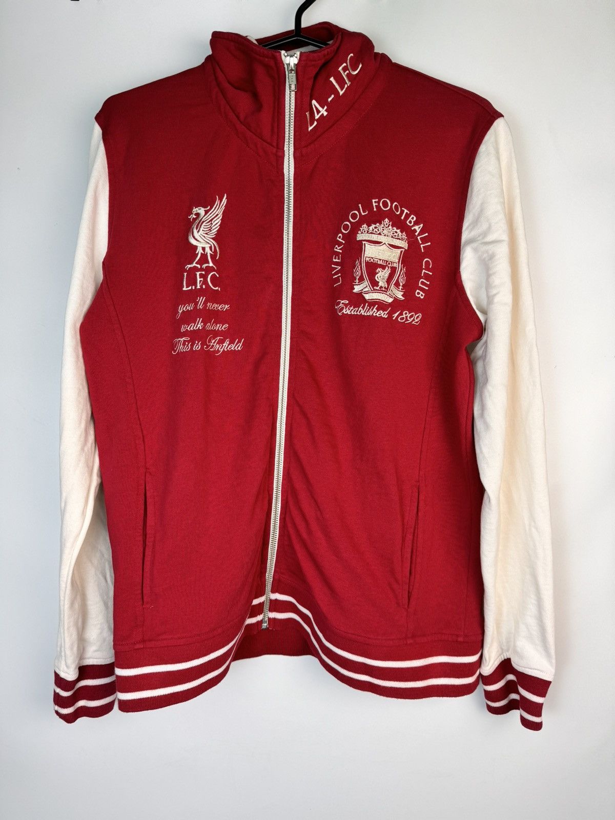 Vintage Liverpool FC Veste Femme Originale YNWA LFC - Size 16 Size US M / EU 48-50 / 2 - 1 Thumbnail