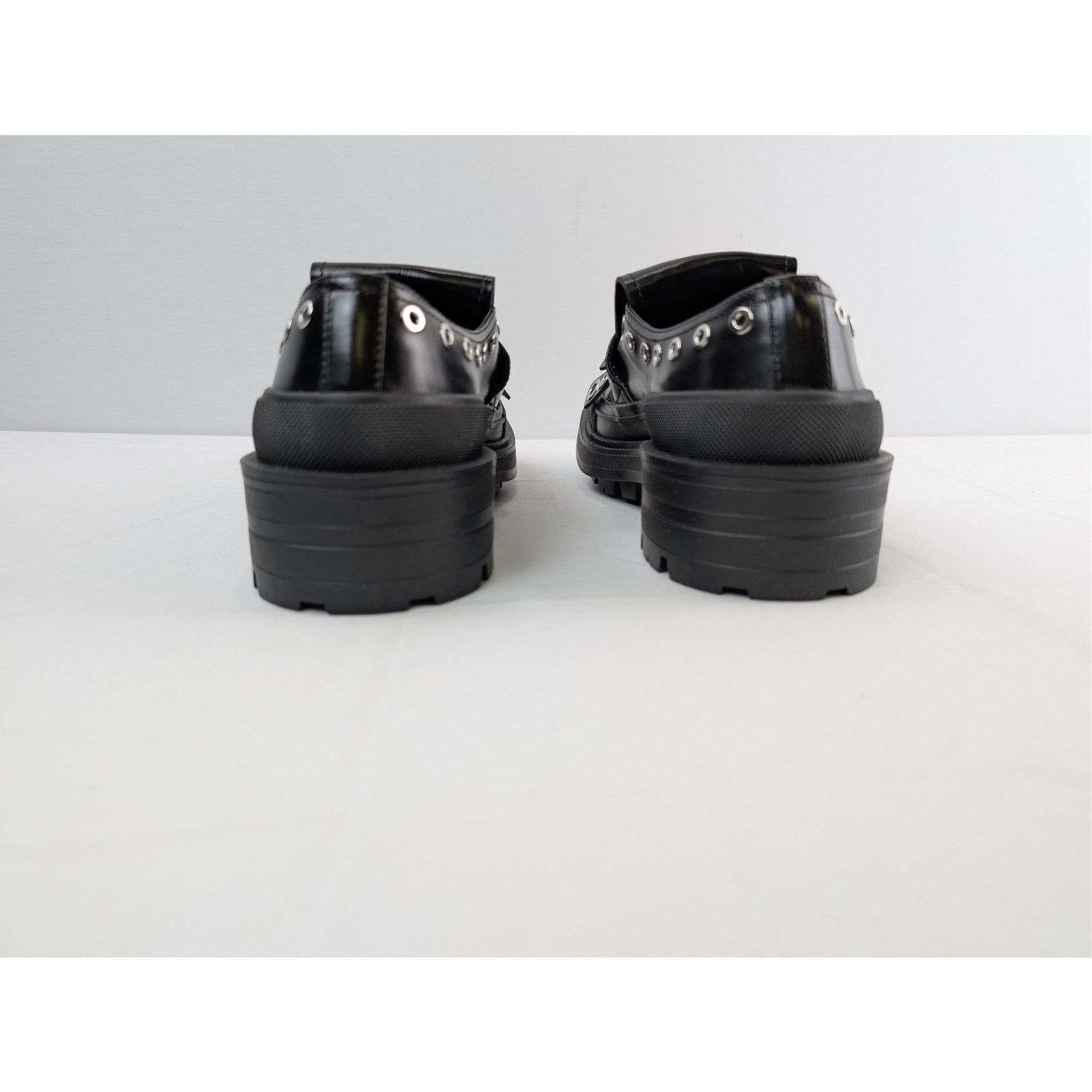 Alexander McQueen o1rshd1 Monk Strap Boxcar Hardware Shoe Tread Boots in Black Size US 11 / EU 44 - 11 Thumbnail
