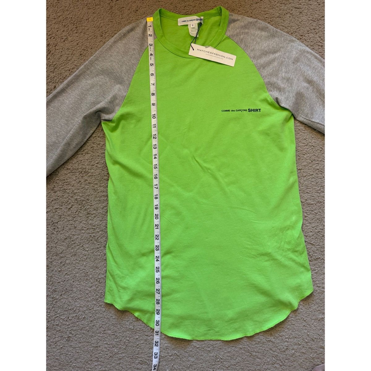 Comme des Garcons SHIRT COMME des GARÇONS SHIRT 3/4 SLEEVE T-SHIRT Size US M / EU 48-50 / 2 - 10 Thumbnail