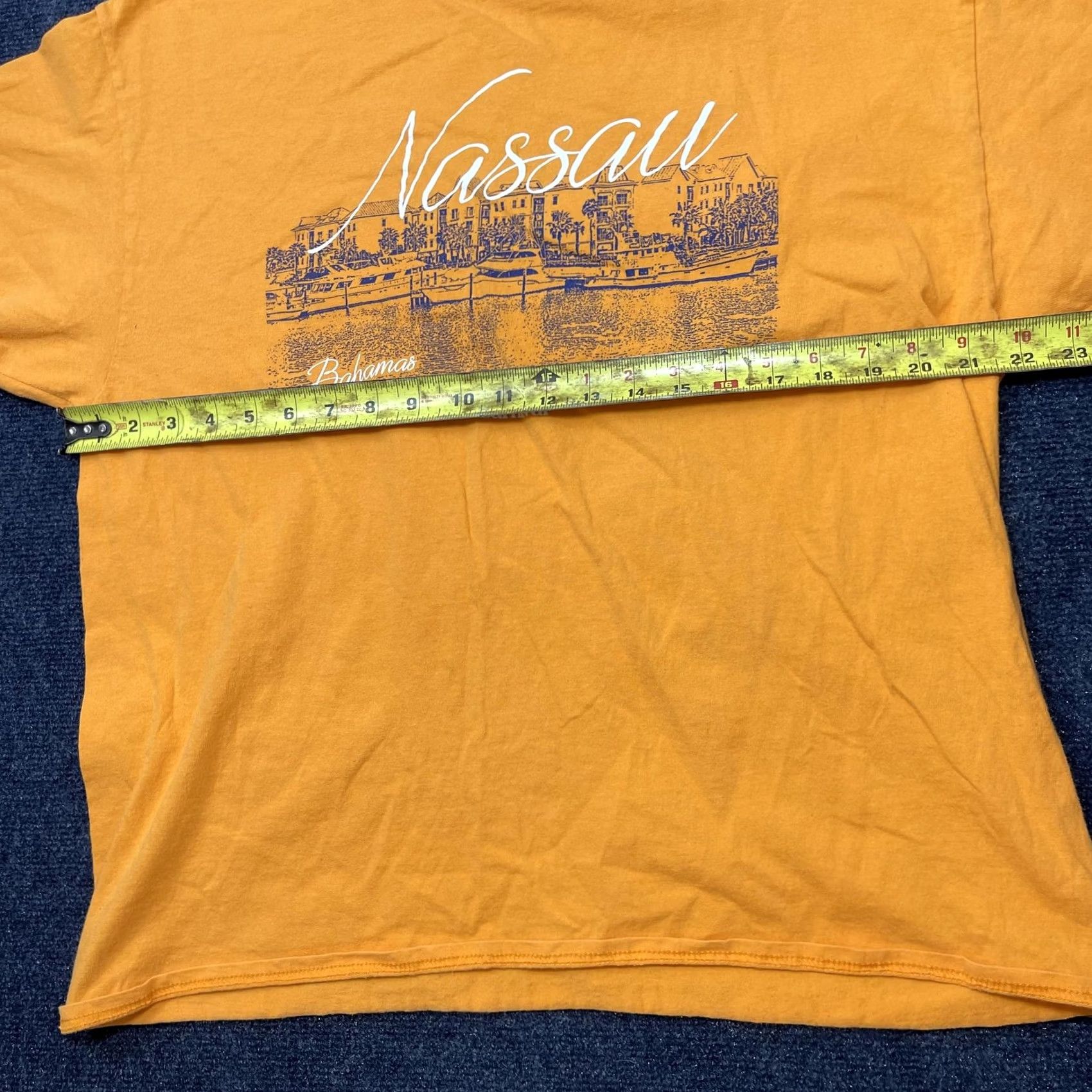 Vintage VINTAGE Carnival Nassau Bahamas Shirt Mens L Orange Cruise Souvenir Tee T-Shirt Size US L / EU 52-54 / 3 - 5 Thumbnail