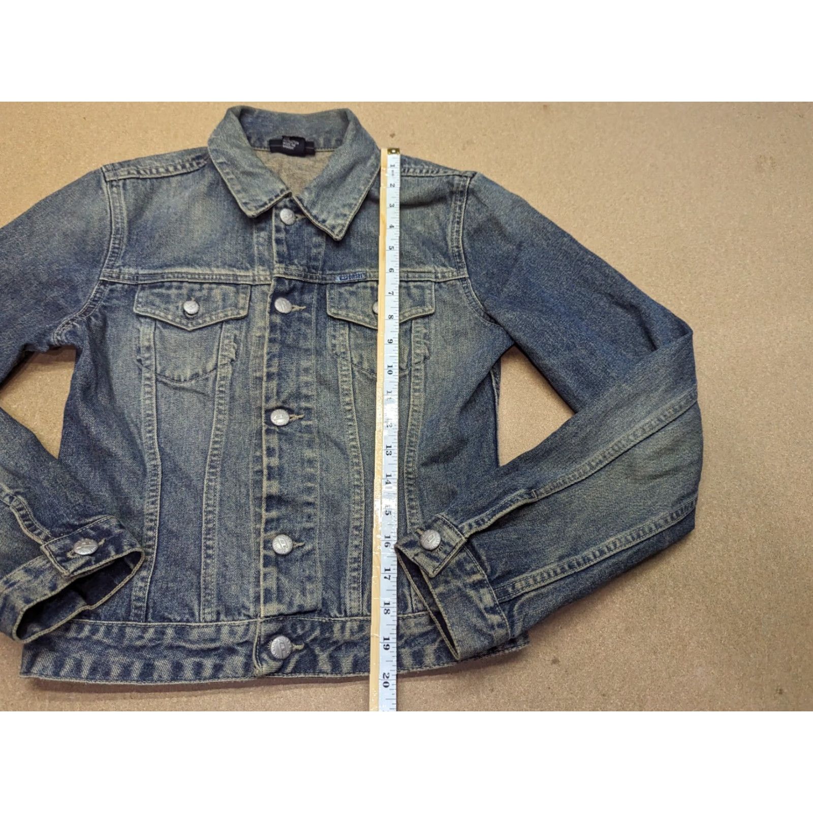 Diesel Diesel Jacket Denim Size M Distressed Dark Wash Pockets Womens Casual Regular Color Blue Denim Jacket Womens Pocket Distressed 90s Inspired Size M / US 6-8 / IT 42-44 - 3 Thumbnail