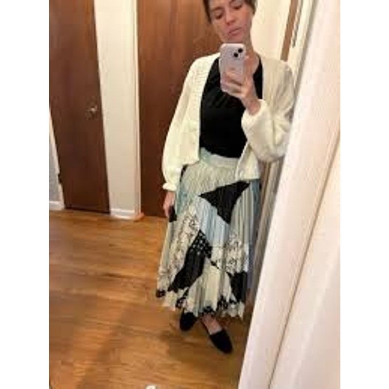Club Monaco Club Monaco Elasticated Slip Pleat Midi Skirt – Size Small Size 27" / US 4 / IT 40 - 3 Thumbnail