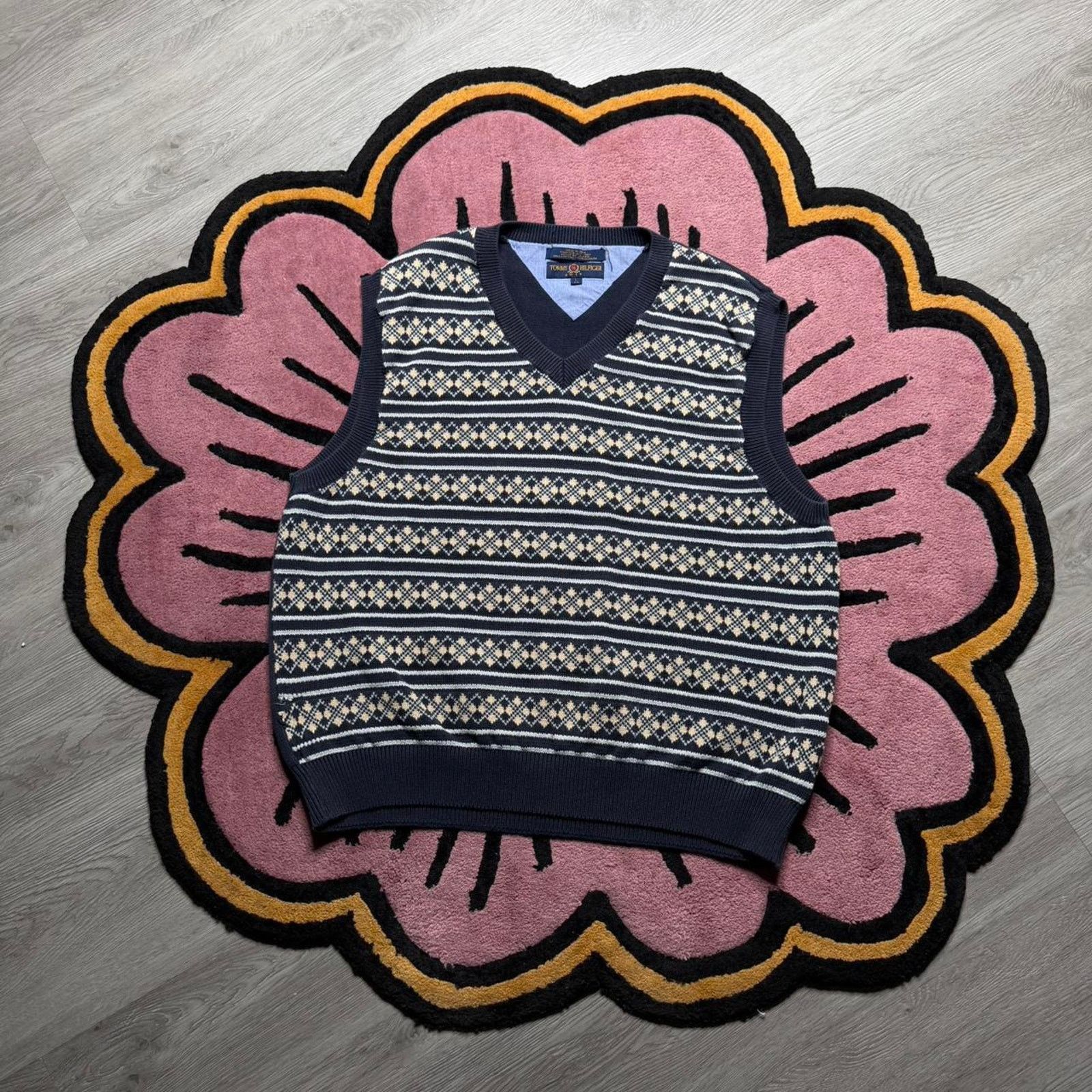 Vintage 90’s Tommy Hilfiger Golf Pullover Knit Sweater Vest