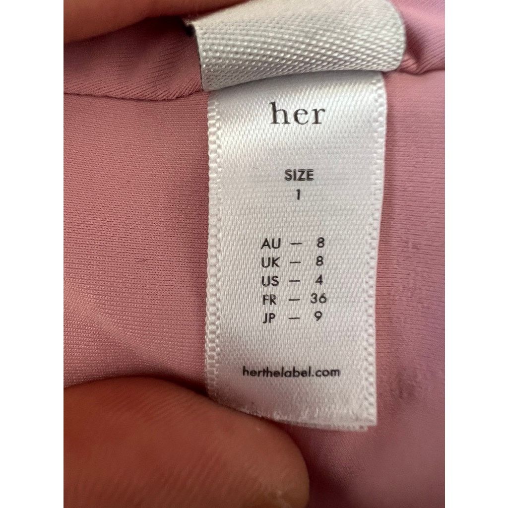 Other NWOT Her Line Swimsuit One Piece Pink US 4 S Size ONE SIZE - 6 Thumbnail