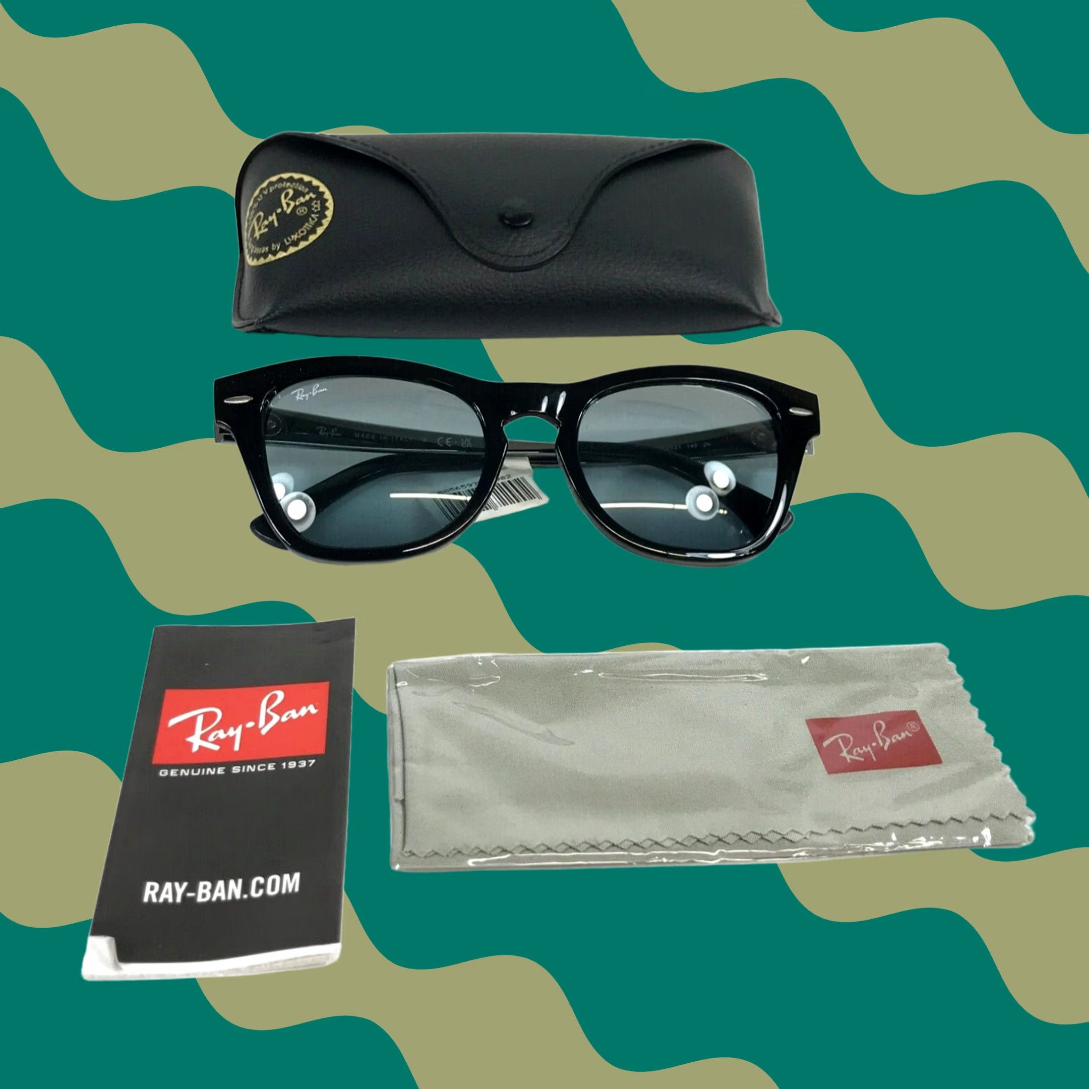 Vintage Ray-Ban Sunglasses RB4427 KAT 6759/11 Cat Eye Purple 