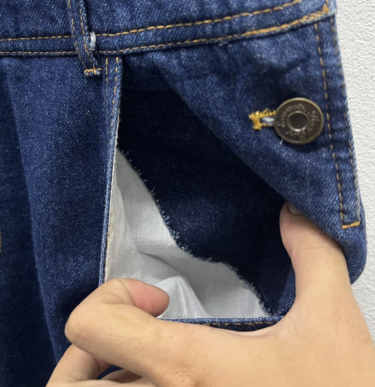 Japanese Brand VINTAGE EMSEXCITE FOR ALL WAYS YOU STYLE OVERALLS Size US 34 / EU 50 - 9 Thumbnail