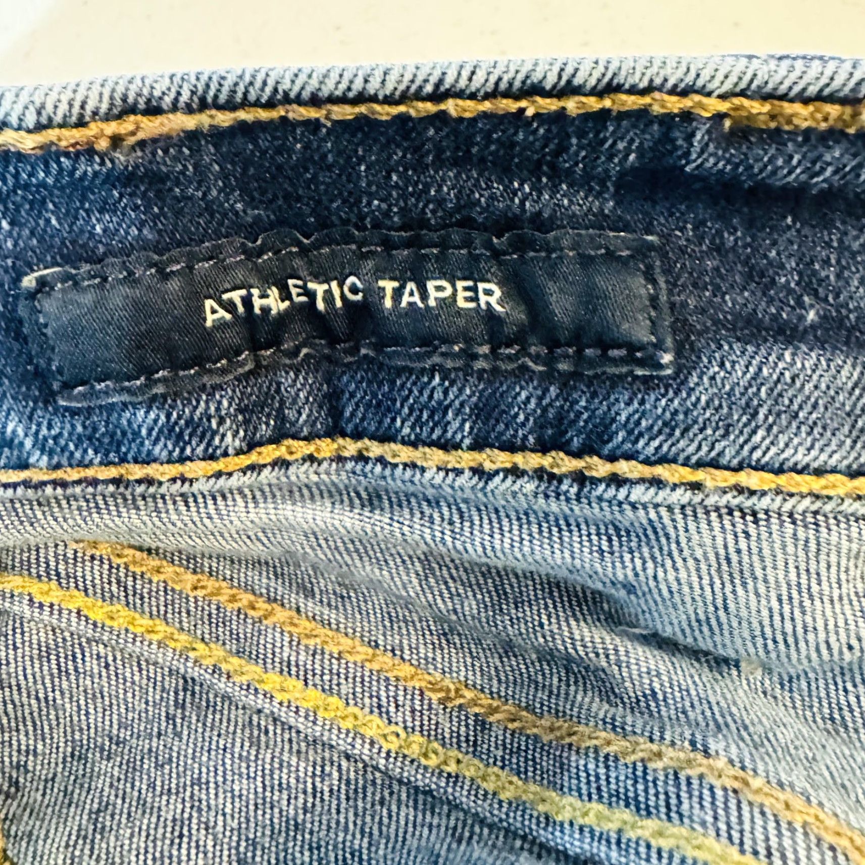 Lucky Brand Lucky Brand Denim Shorts Bermuda Athletic Taper Stretch 8 Inseam Blue Mens 48 Denim Shorts Size US 32 / EU 48 - 7 Thumbnail