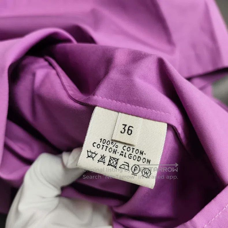 Hermes Hermes Short sleeve, size 36, purple Size XS / US 0-2 / IT 36-38 - 2 Thumbnail