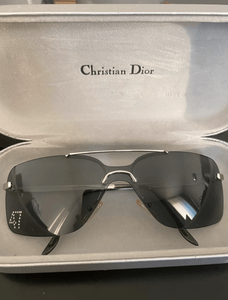 Dior Dior Sunglasses 47 Motard Ski Mask Bike Pop Vintage 90s Size ONE SIZE - 1 Thumbnail