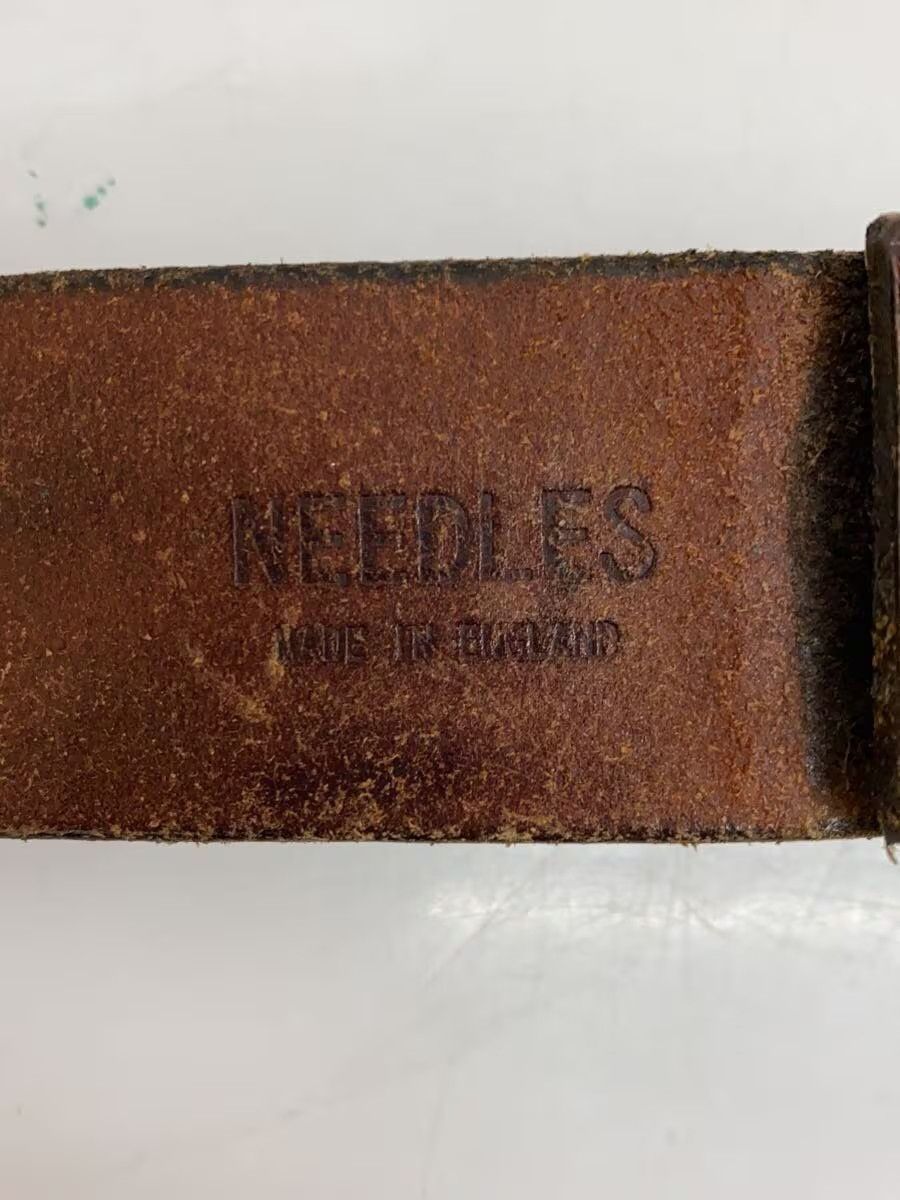 Needles Quick Release Buckle Studded Leather Belt Size ONE SIZE - 4 Thumbnail