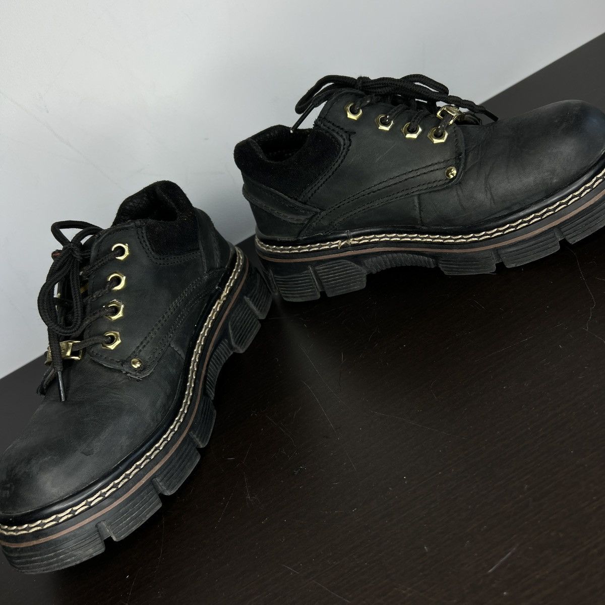 Buffalo London × Vintage Buffalo London “Classic” Low Top Platform Sneaker Shoes Y2K Size US 5.5 / IT 35.5 - 7 Thumbnail