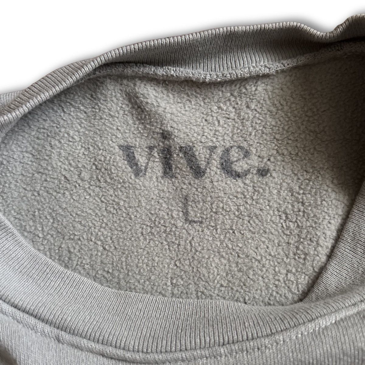 Other Vive Men’s Large Sweatshirt Pullover Crew Neck Light Gray Size US L / EU 52-54 / 3 - 2 Thumbnail