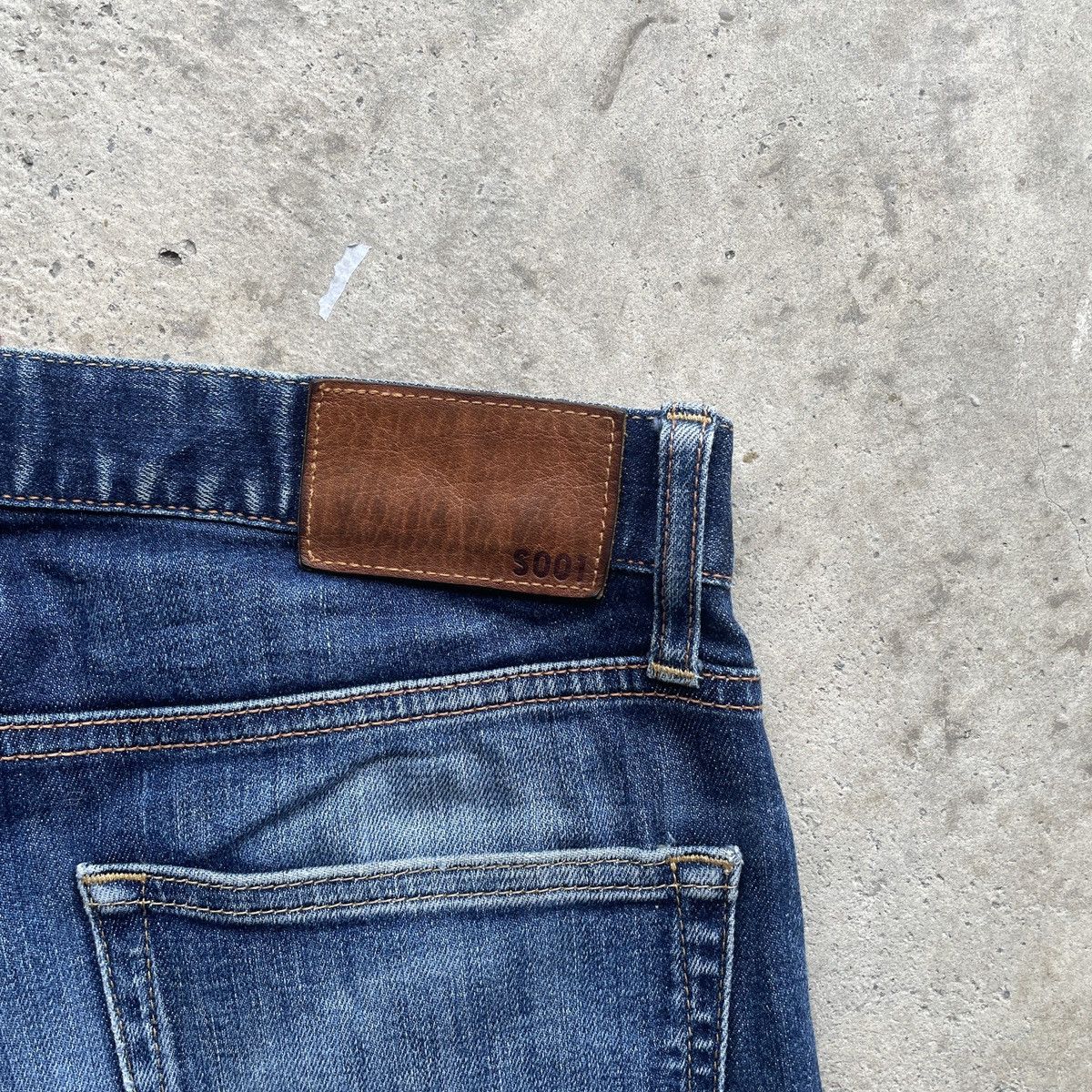 Japanese Brand Vintage Japanese Faded Jeans Distressed Ripped Pants W29x31 Size US 29 - 8 Thumbnail