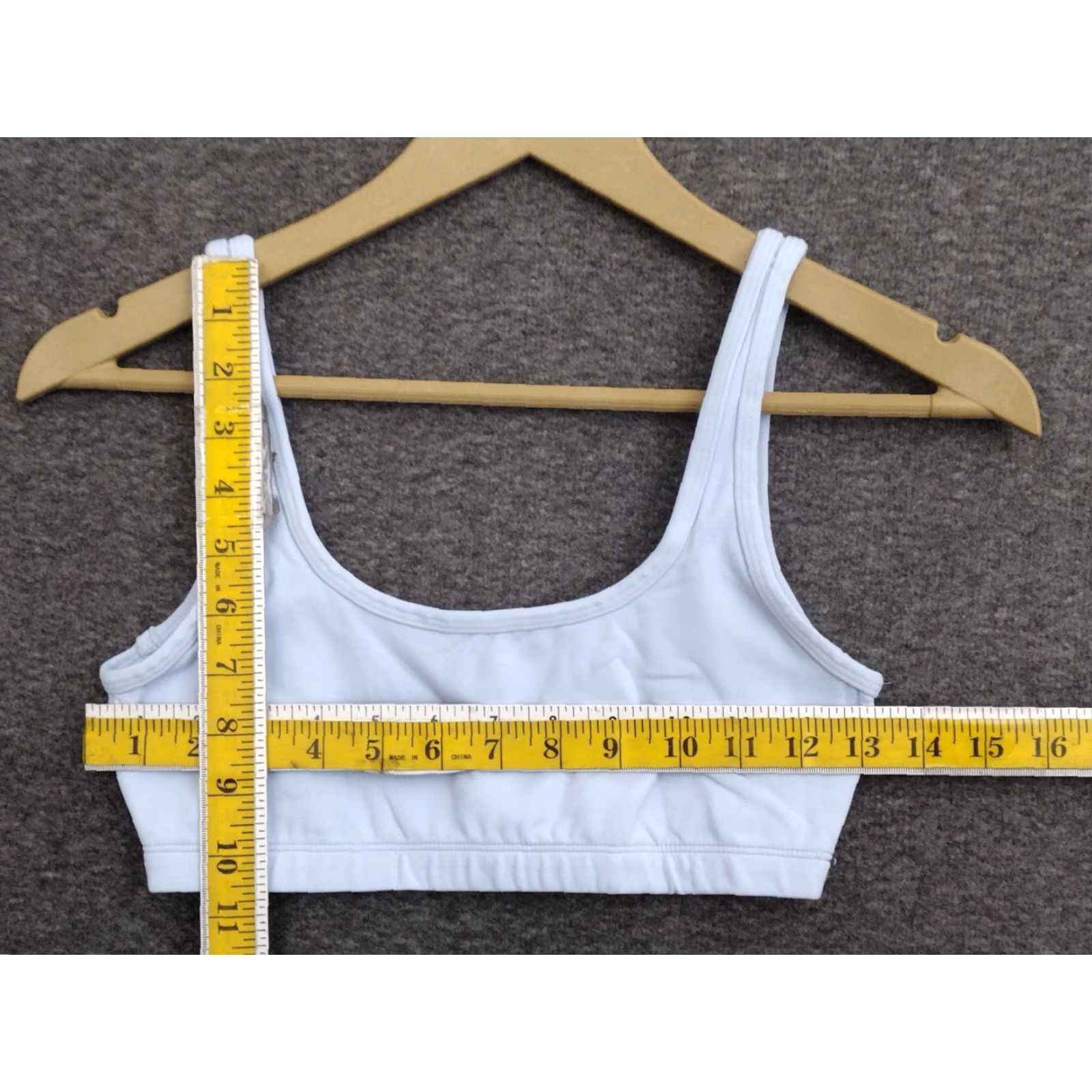 Vintage TnAction Women's Mini Sports Bra Sky Blue S Sport Bra Womens Size S Size ONE SIZE - 4 Thumbnail