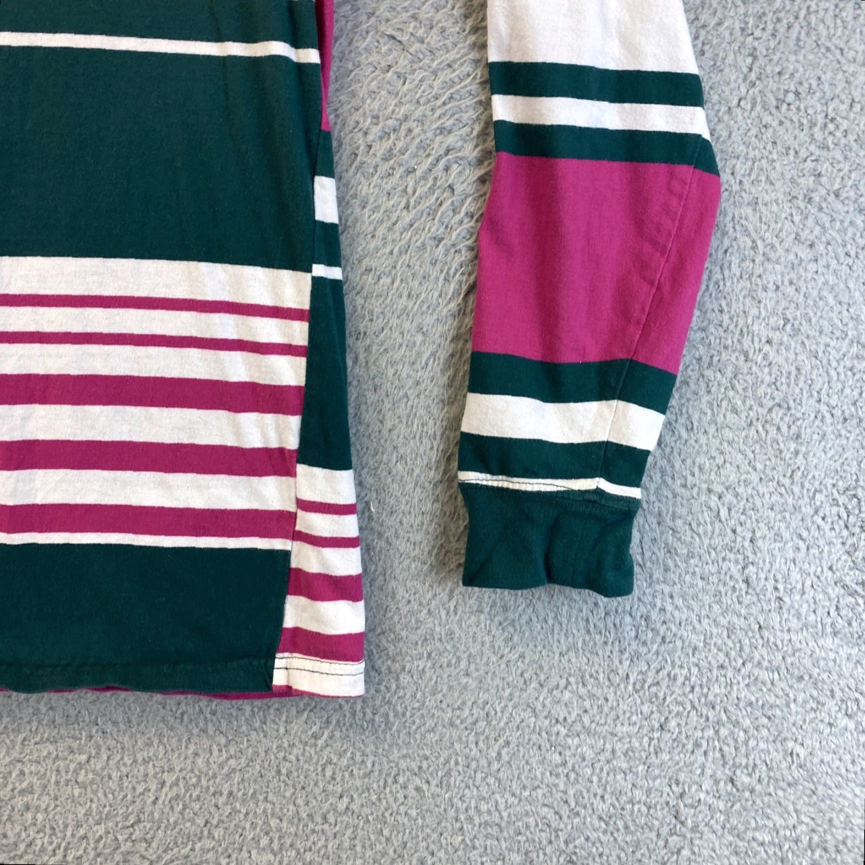 Pacsun PacSun Men's Long Sleeve Stripe Shirt Green Size M 72-36 Mens Size US M / EU 48-50 / 2 - 2 Thumbnail