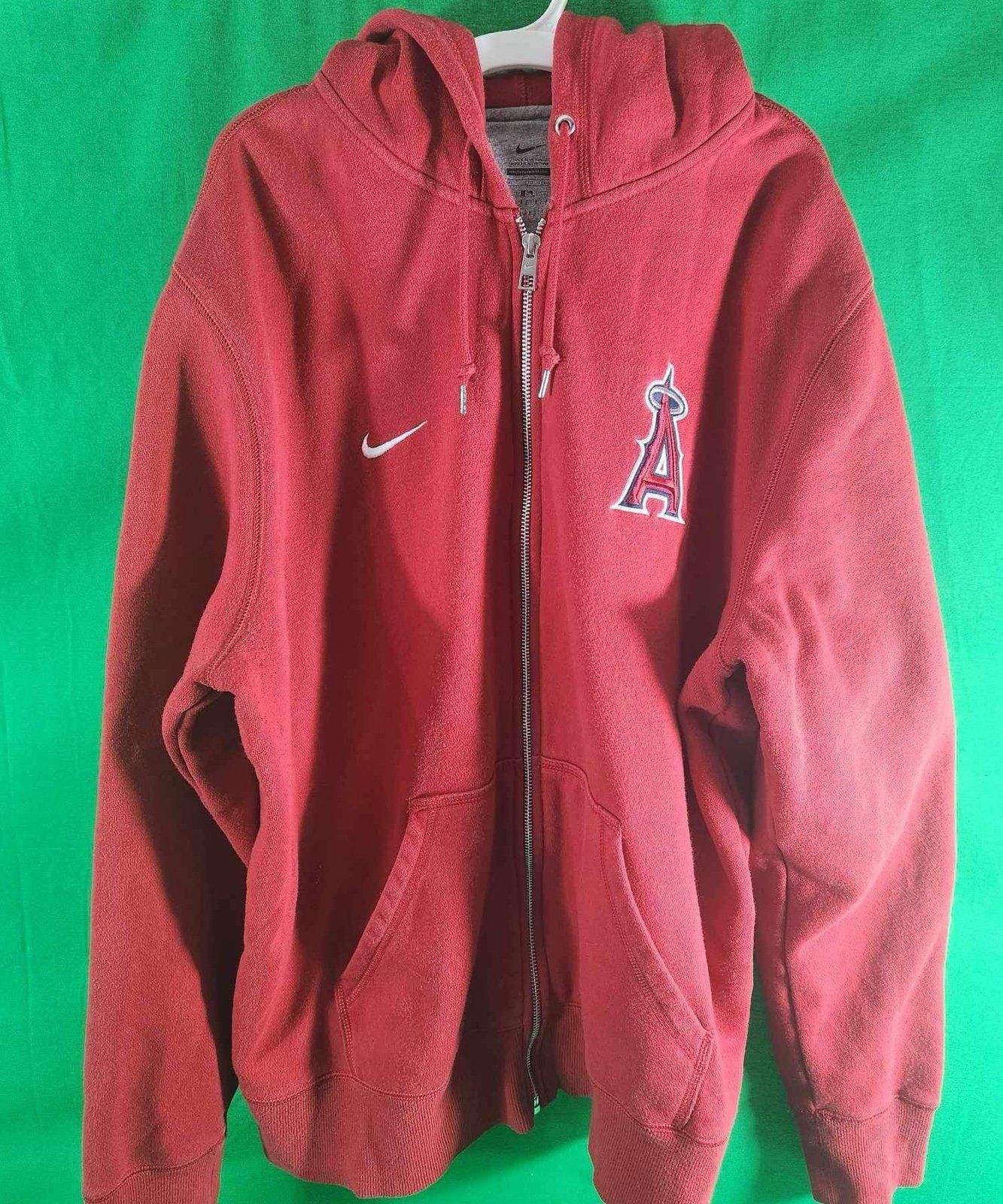 Nike Nike Los Angeles Angels Hoodie - Zip Up Sweater, XXL, Red Size US XXL / EU 58 / 5 - 2 Thumbnail