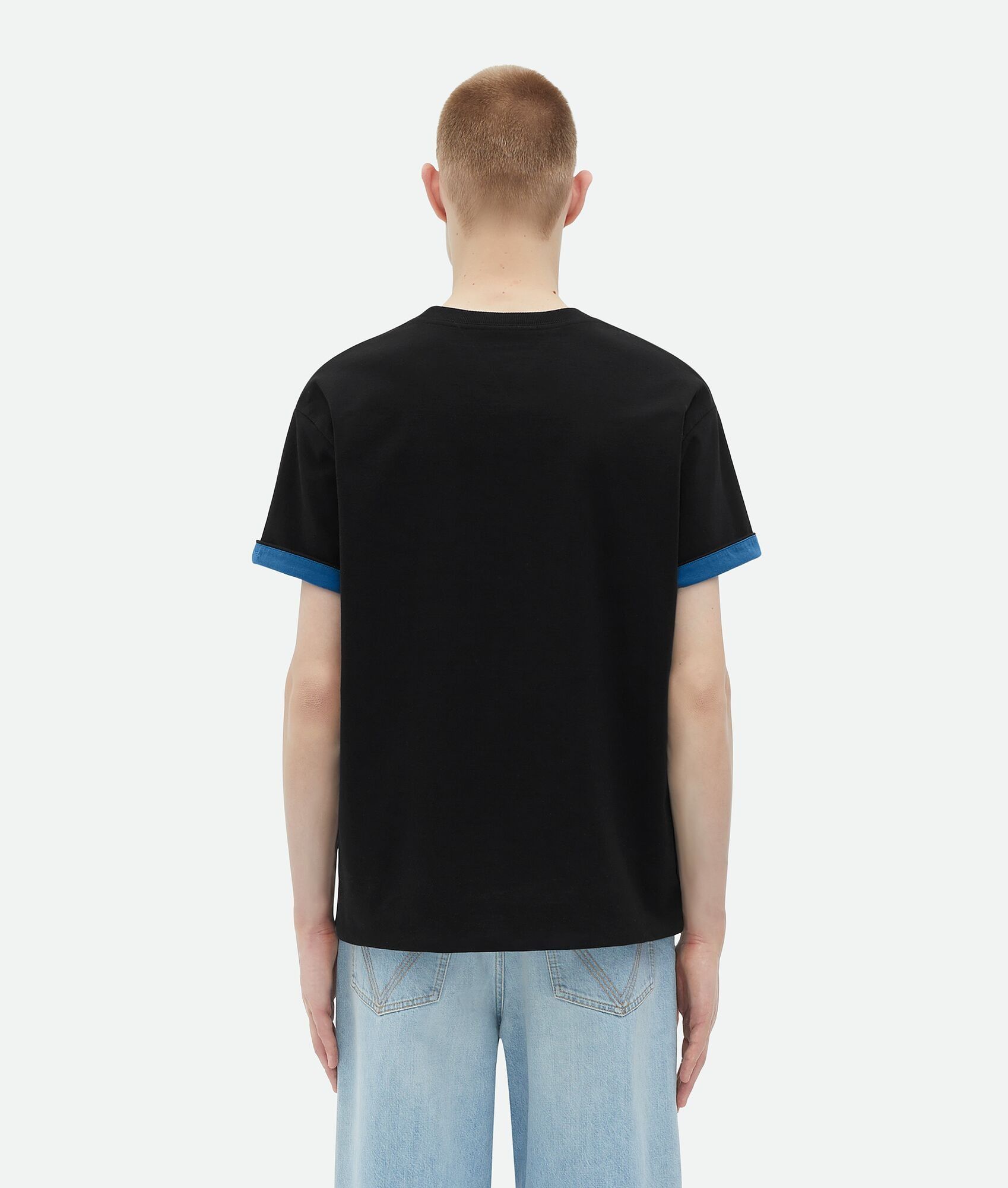 Bottega Veneta o1bcso1str0225 Double Layer Relaxed Cotton T-Shirt Size US L / EU 52-54 / 3 - 3 Thumbnail