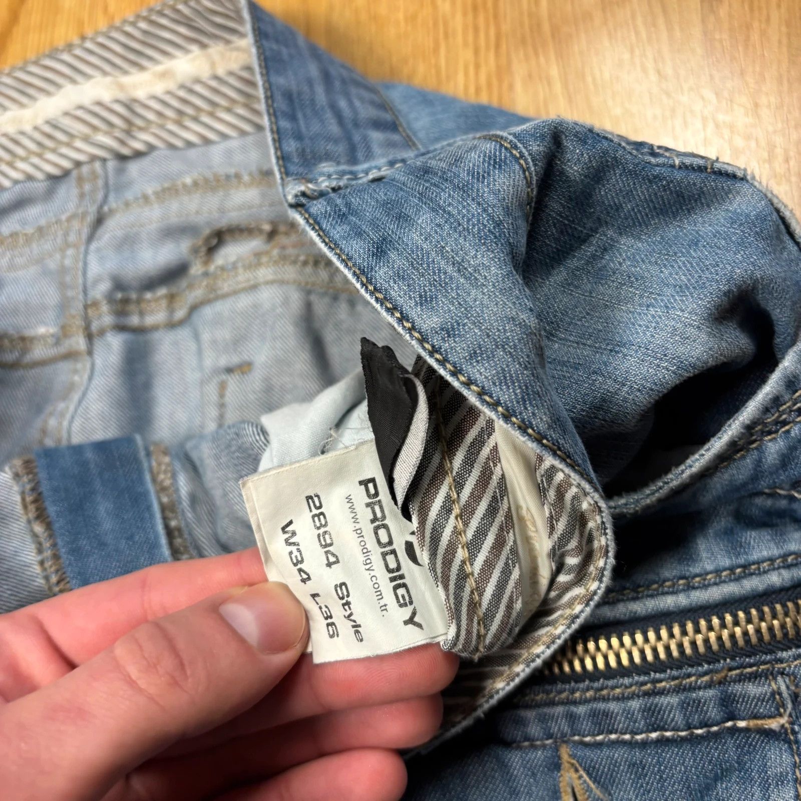 Japanese Brand Prodigy Multi-Pocket Cargo Jeans Size US 34 / EU 50 - 6 Thumbnail