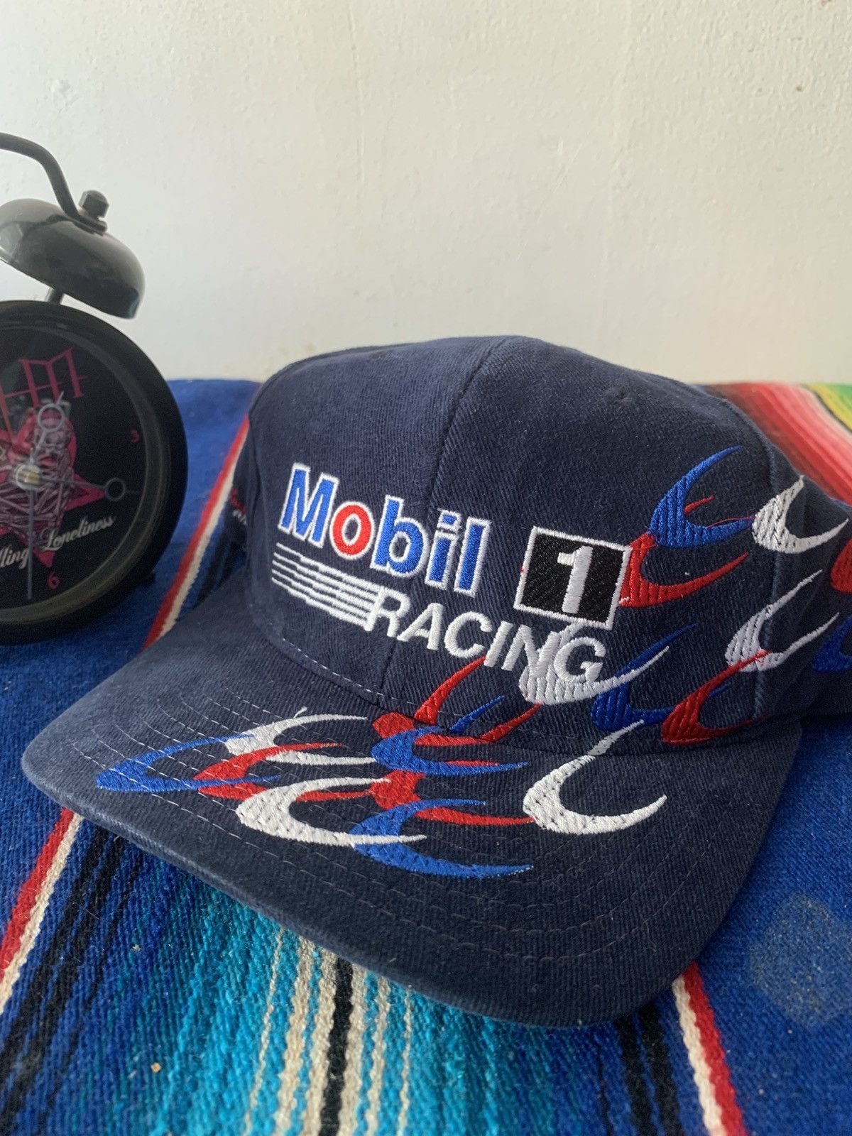 NASCAR × Section 8 Vintage Mobil 1 Racing Trucker Cap Hat Size ONE SIZE - 2 Thumbnail