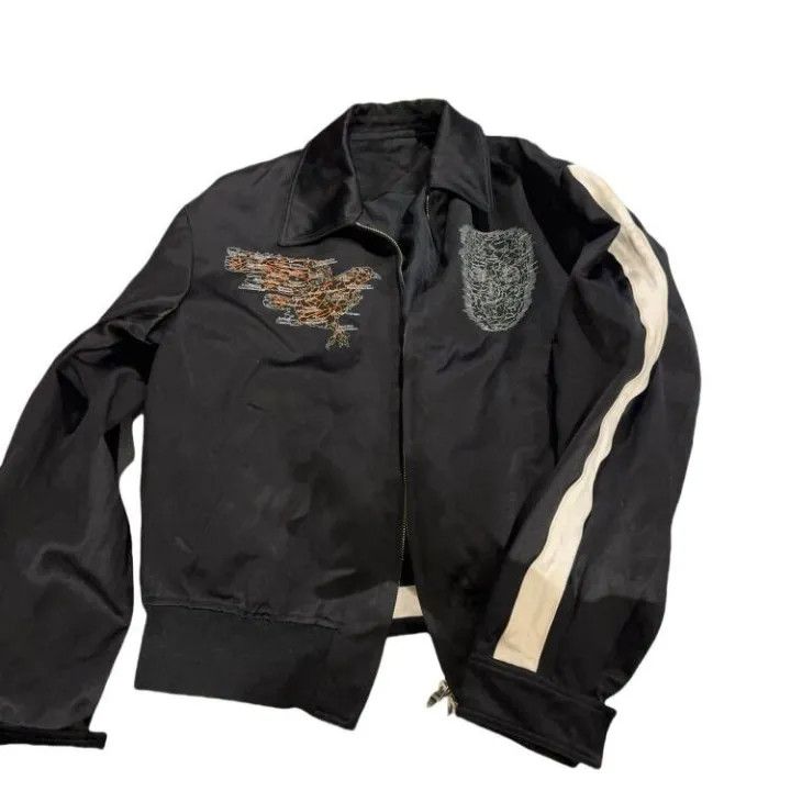 Alexander McQueen Alexander McQueen Animal Embroidery Zip-Up Jacket 0079 Size US L / EU 52-54 / 3 - 1 Thumbnail