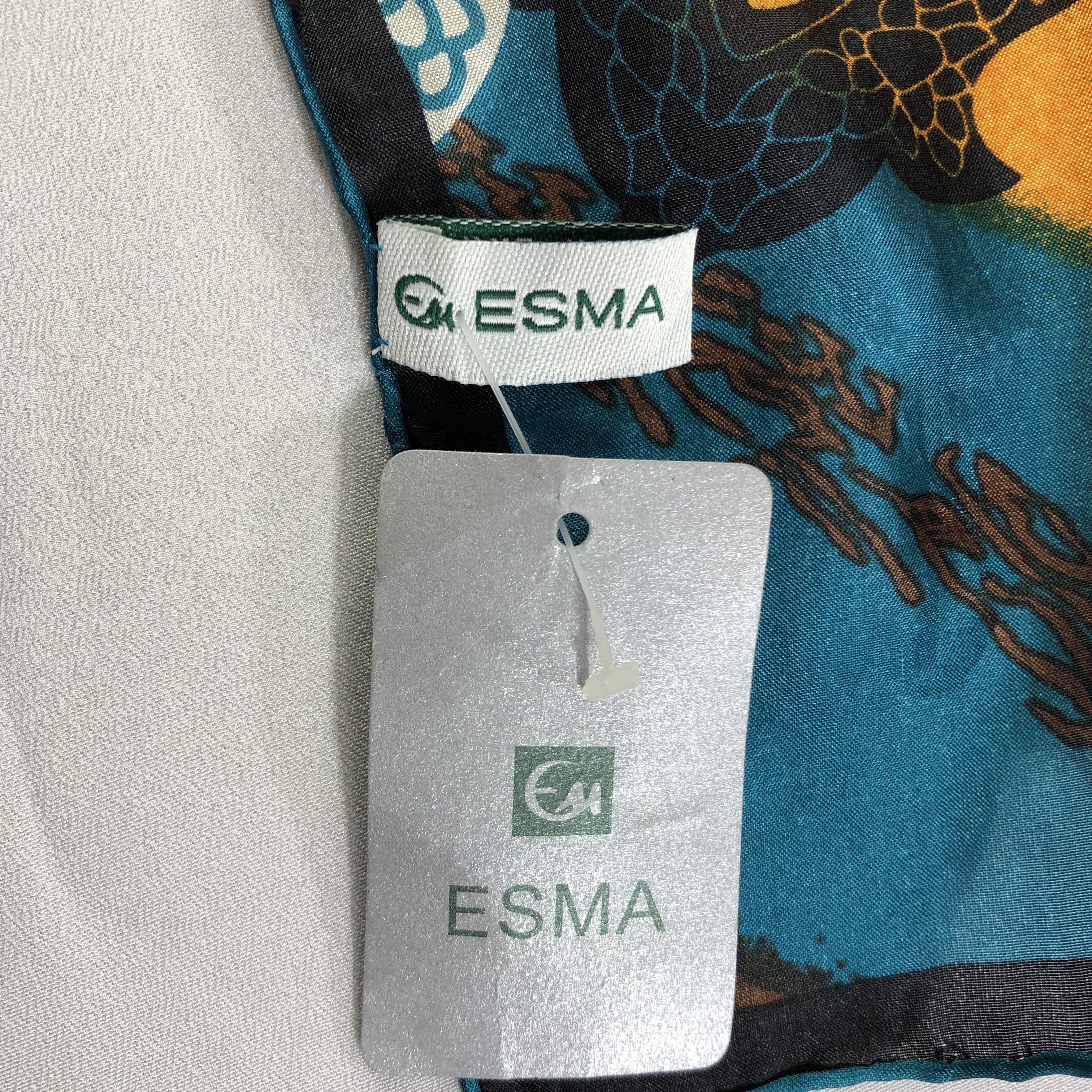 Vintage Vintage Esma Silk Scarf Size ONE SIZE - 5 Thumbnail
