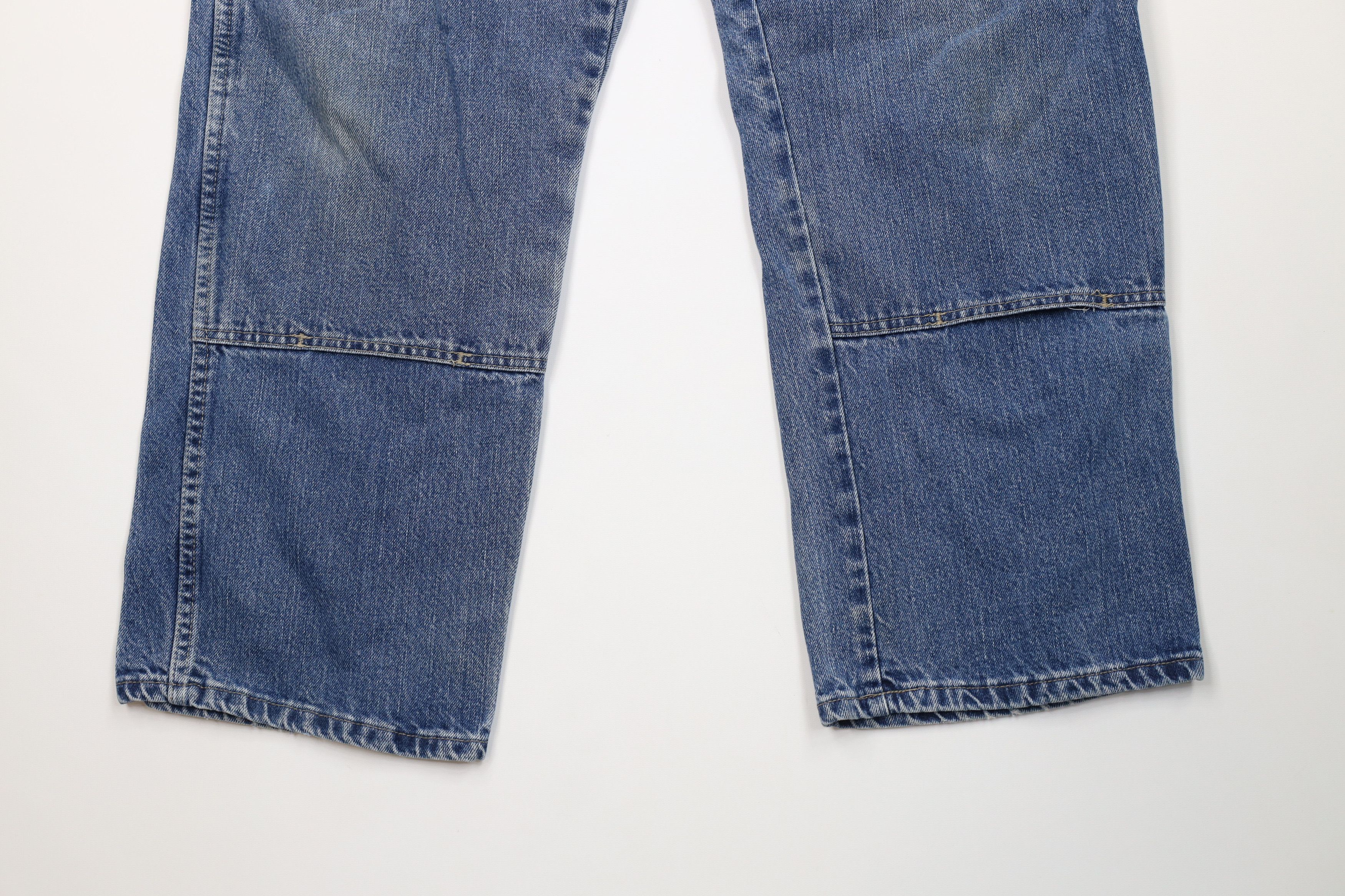 Dickies Vintage Dickies Wide Leg Double Knee Dungaree Denim Jeans Size US 40 / EU 56 - 4 Thumbnail