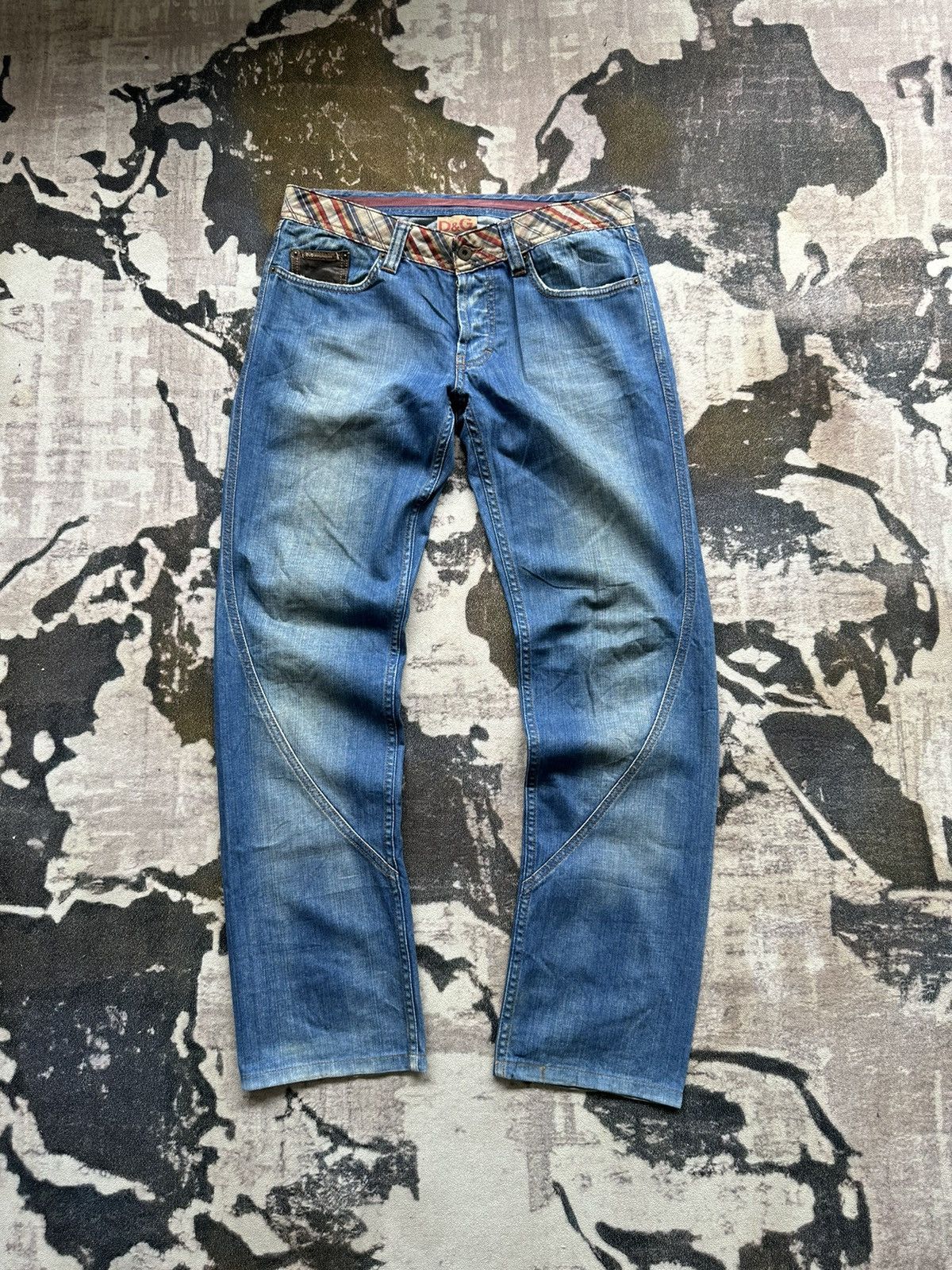 Dolce & Gabbana 2007SS - D&G cummerband spiral denim buckle back Size US 33 - 1 Thumbnail
