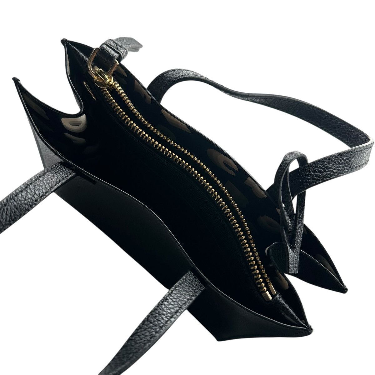 Marc Jacobs Marc Jacobs Mini Grind Leather Tote - Black/Gold Hardware Size ONE SIZE - 6 Thumbnail