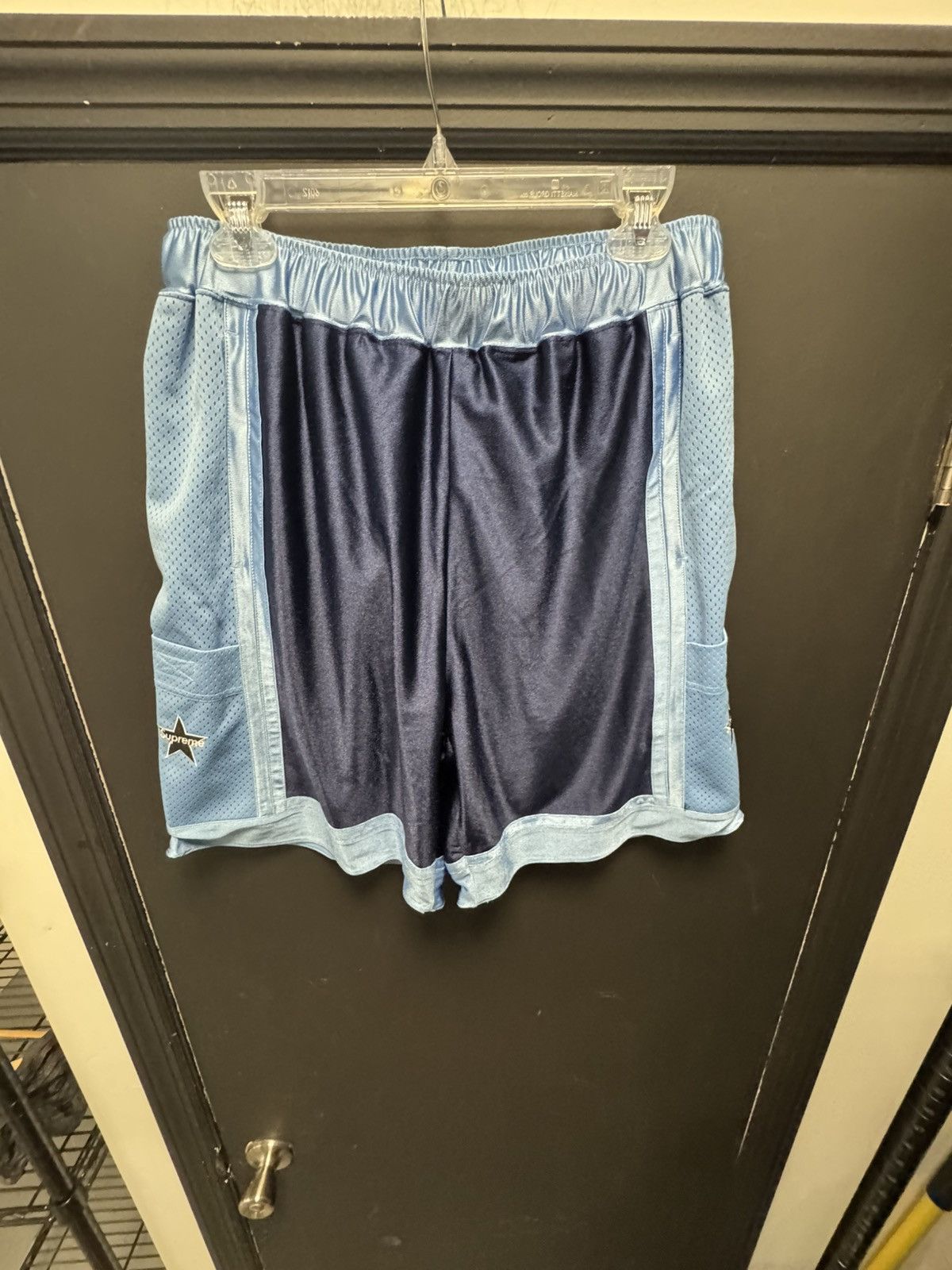 Supreme Supreme Side Pocket Basketball Short Blue | Grailed