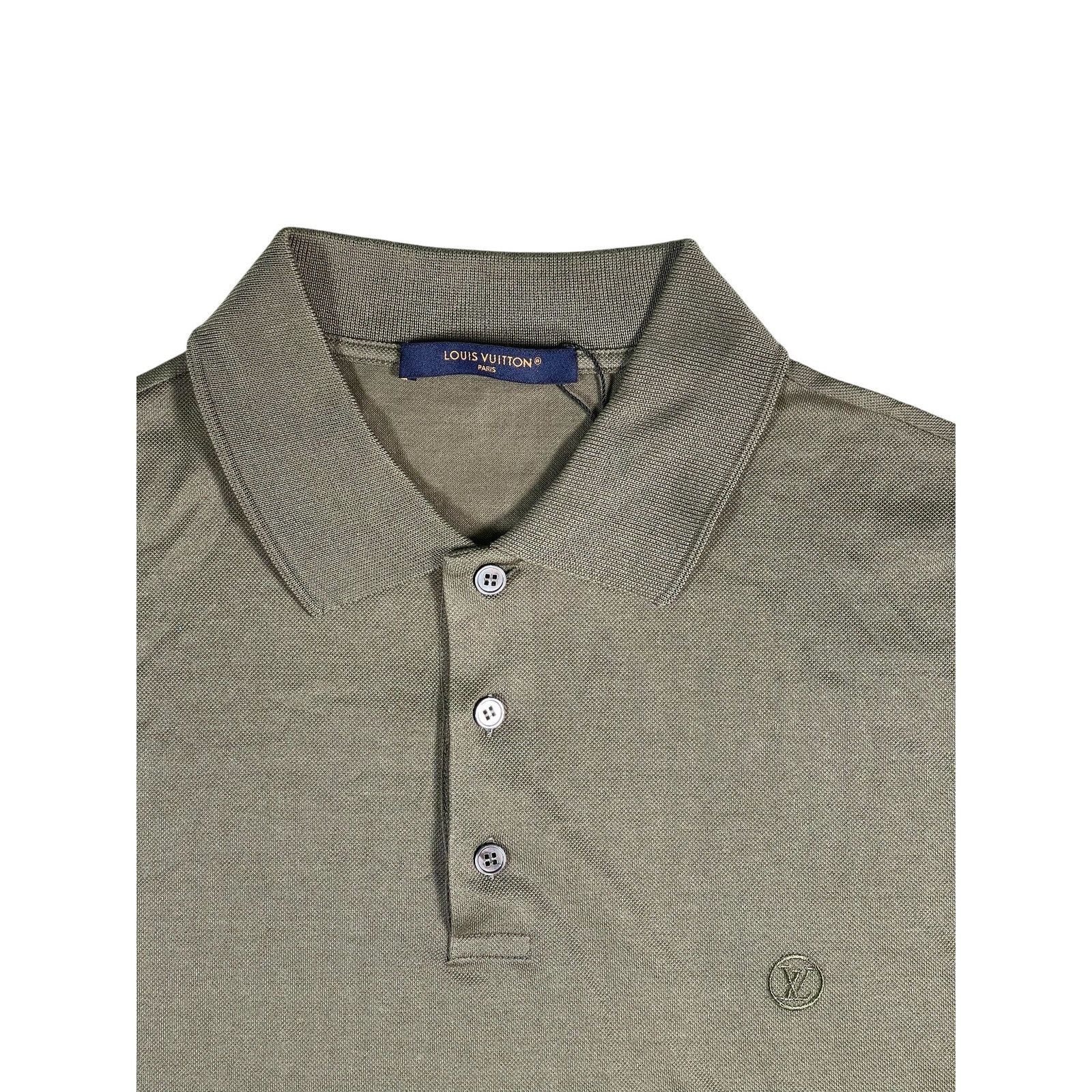 Louis Vuitton Louis Vuitton Olive Polo Size US XL / EU 56 / 4 - 2 Thumbnail
