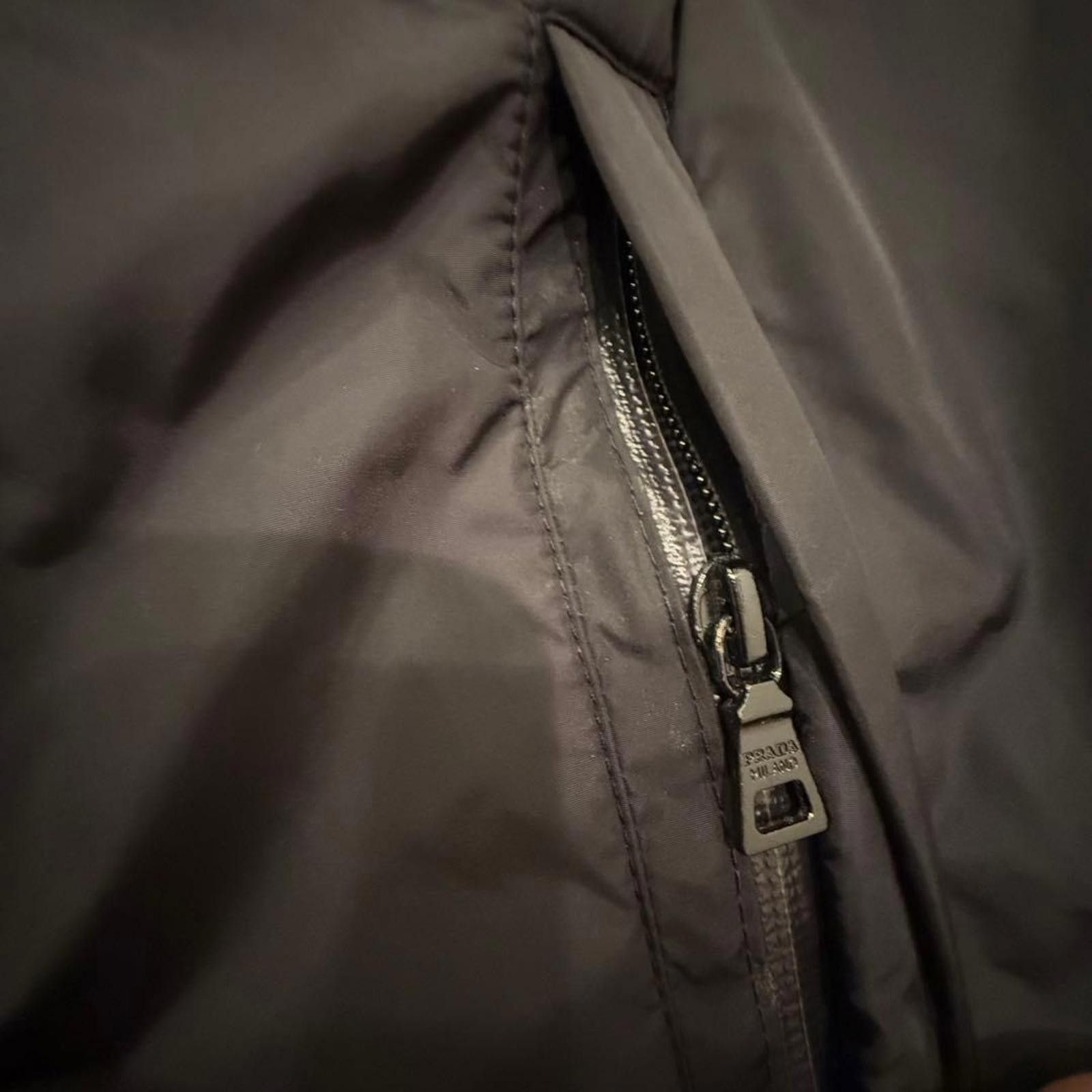 Prada Prada - Men's Black Quilted Hooded Vest Size 50 Size US M / EU 48-50 / 2 - 2 Thumbnail