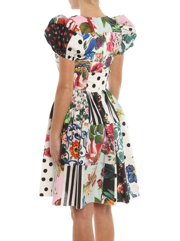 Dolce & Gabbana o1y0825 Mini Dress in Multicolor Size S / US 4 / IT 40 - 4 Thumbnail