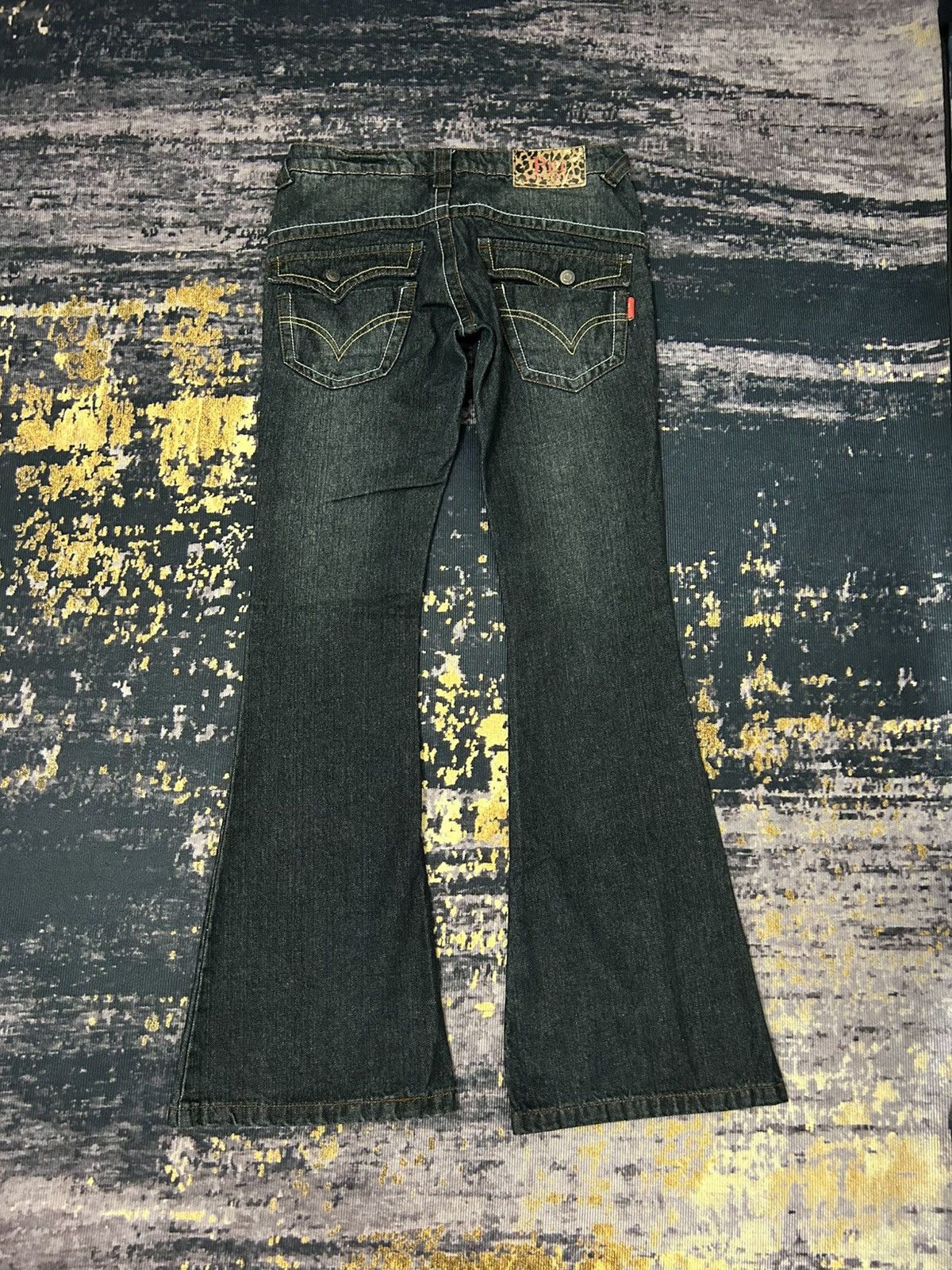 Tornado Mart Vintage PANTOMIME Clau Mark Flare Jeans Size 29" - 2 Thumbnail