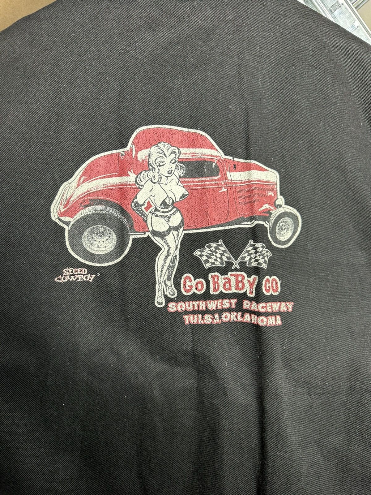 NASCAR Speed Cowboy Go Baby Go Racing Jacket Size US XL / EU 56 / 4 - 4 Thumbnail