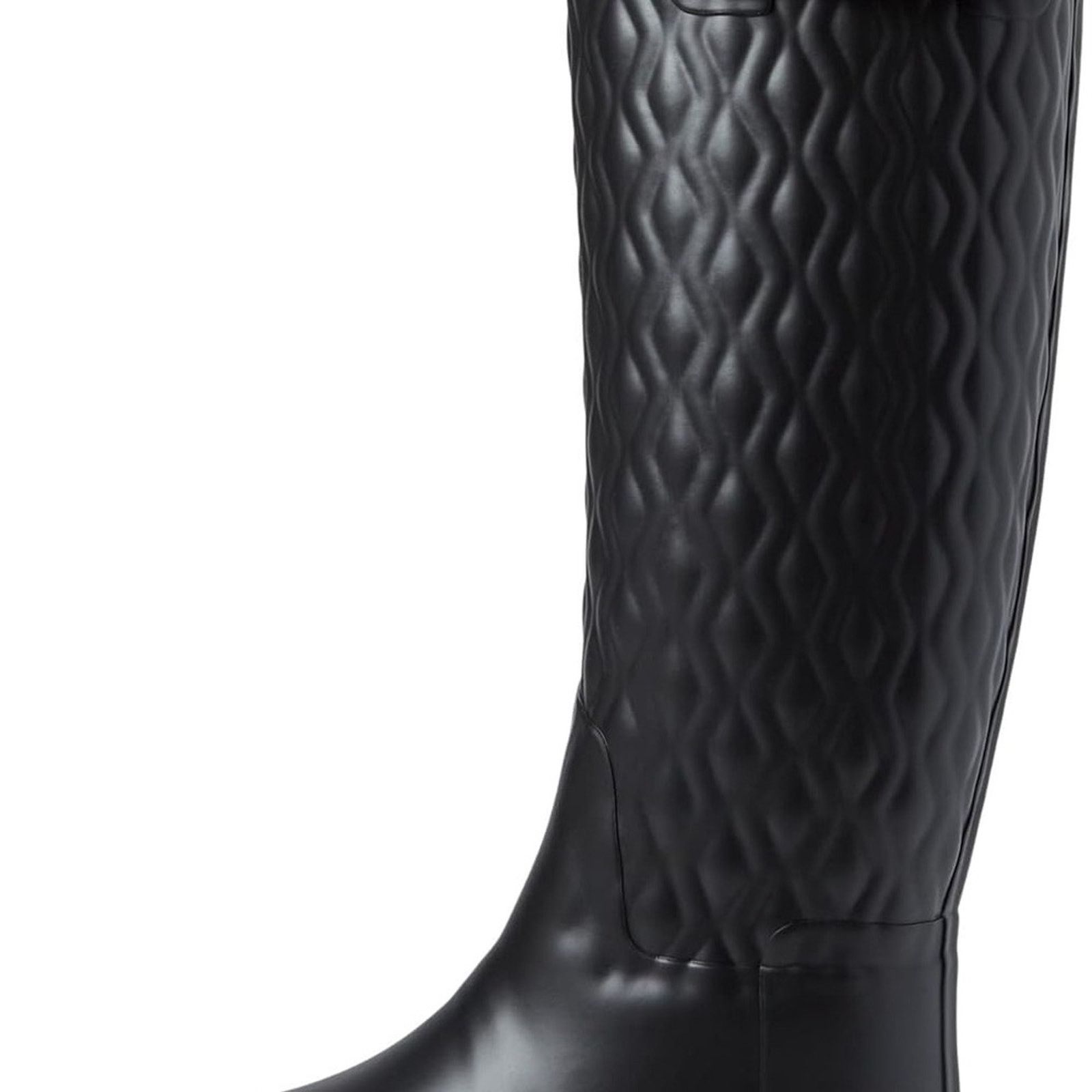 Hunter Women's Black Quilted Rain Boots Size US 6 / IT 36 - 4 Thumbnail