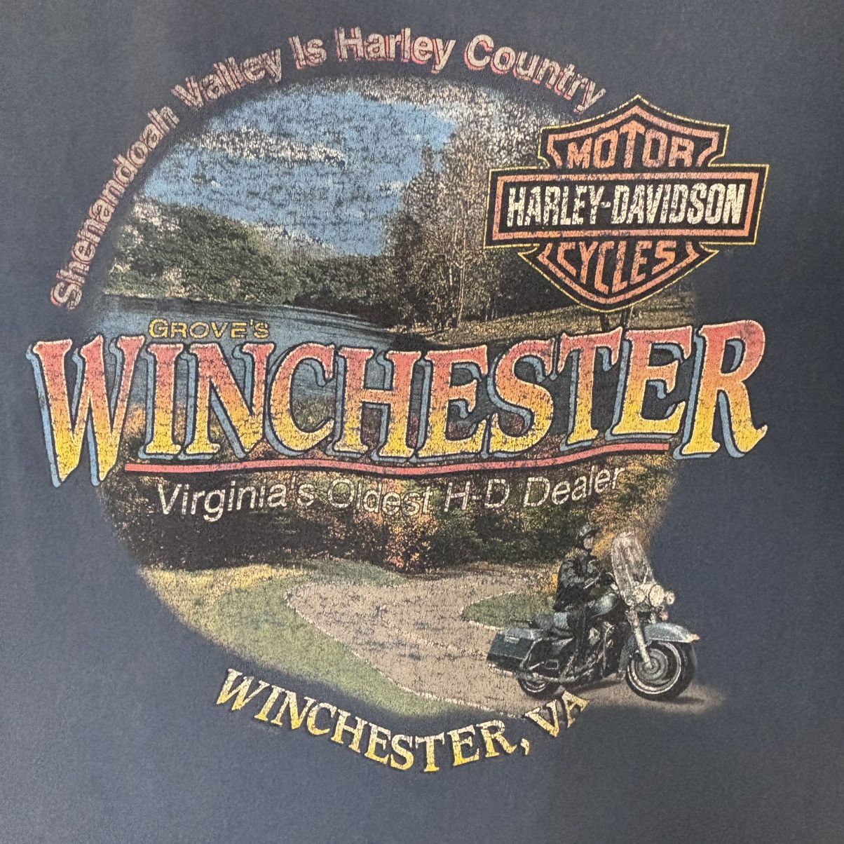 Harley Davidson × Vintage Vintage Harley Davidson Iron Horses Thrashed Faded Size XL Size US XL / EU 56 / 4 - 4 Thumbnail