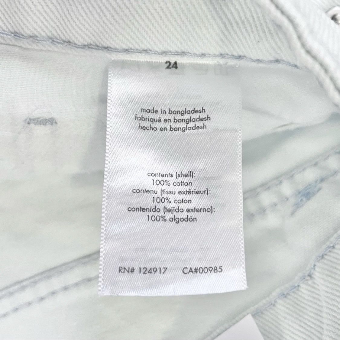 WeWoreWhat We Wore What Kick Flare High Rise Jeans Cotton Light Denim Size 24" / US 00 / IT 34 - 10 Thumbnail
