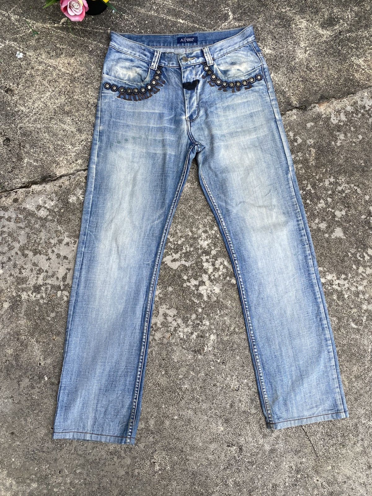 Armani Vintage Armani Jeans Pants - Emporio Armani Size US 32 / EU 48 - 3 Thumbnail