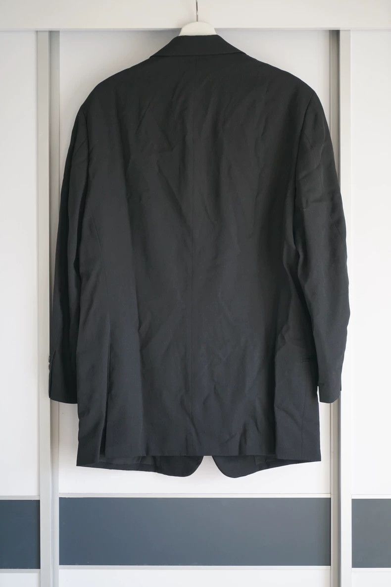 Yohji Yamamoto Yohji Yamamoto Yohji Yamamoto Black Double Design Suit Jac Size US L / EU 52-54 / 3 - 2 Thumbnail