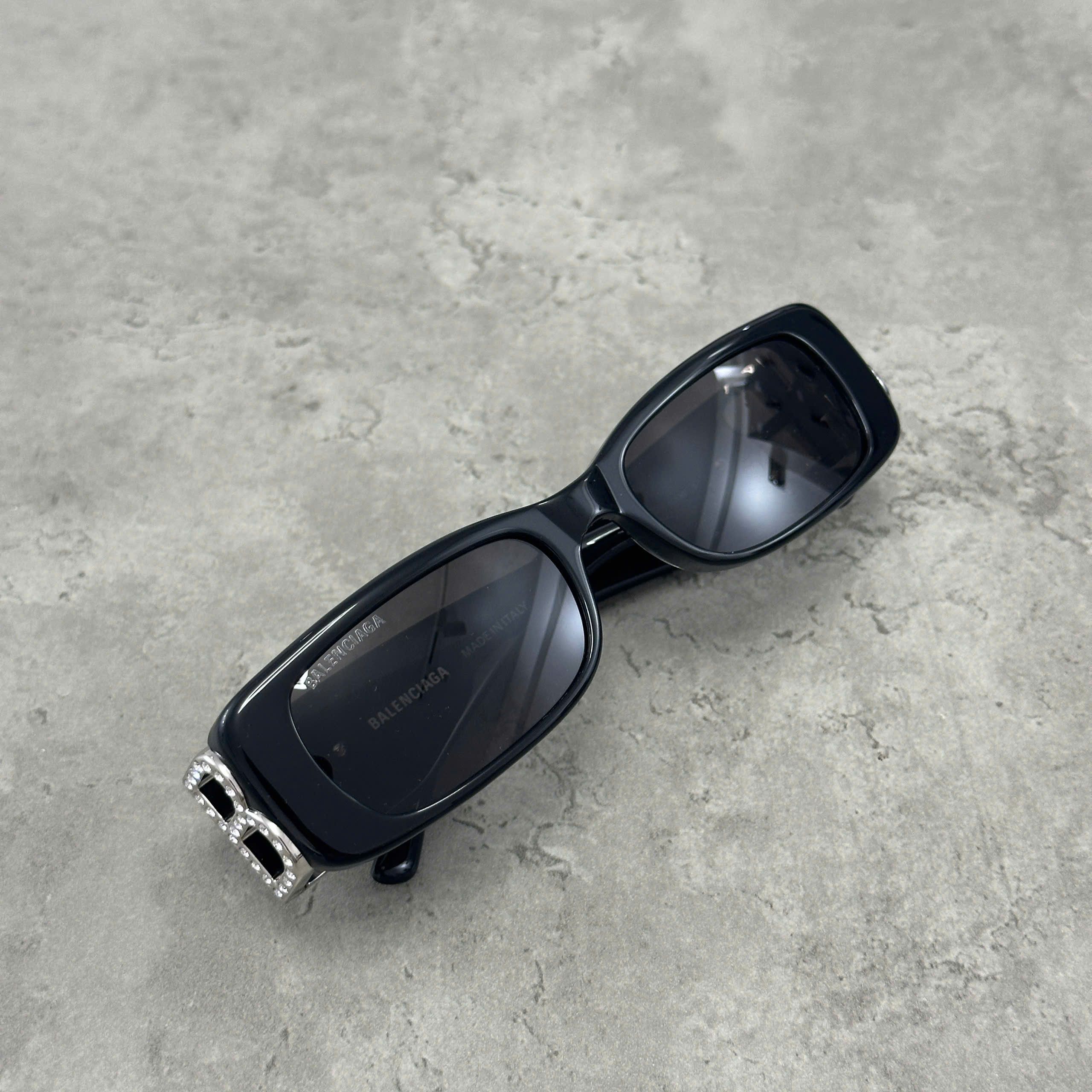 Balenciaga BALENCIAGA BB0096S 017 Sunglasses BLACK/SILVER Size ONE SIZE - 3 Thumbnail