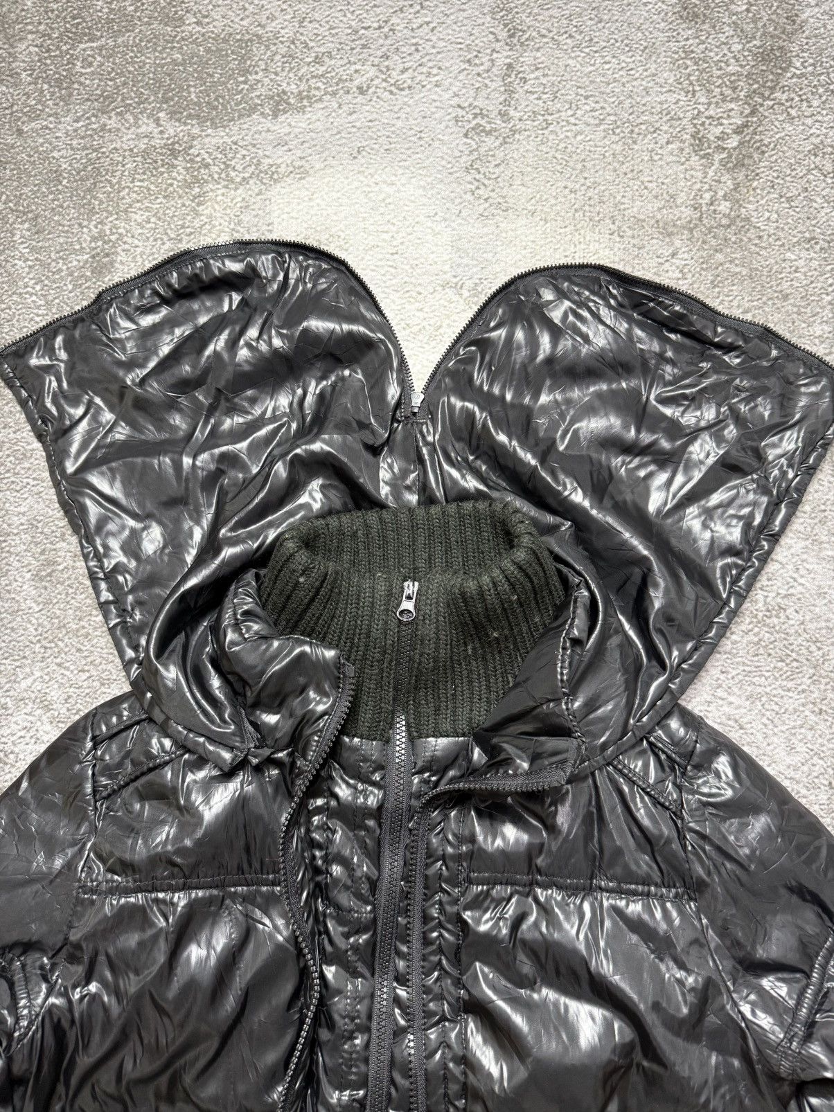 Japanese Brand First Multi Zipper Puffer Hoodie Style Ifsixwasnine Lgb Size US M / EU 48-50 / 2 - 9 Thumbnail